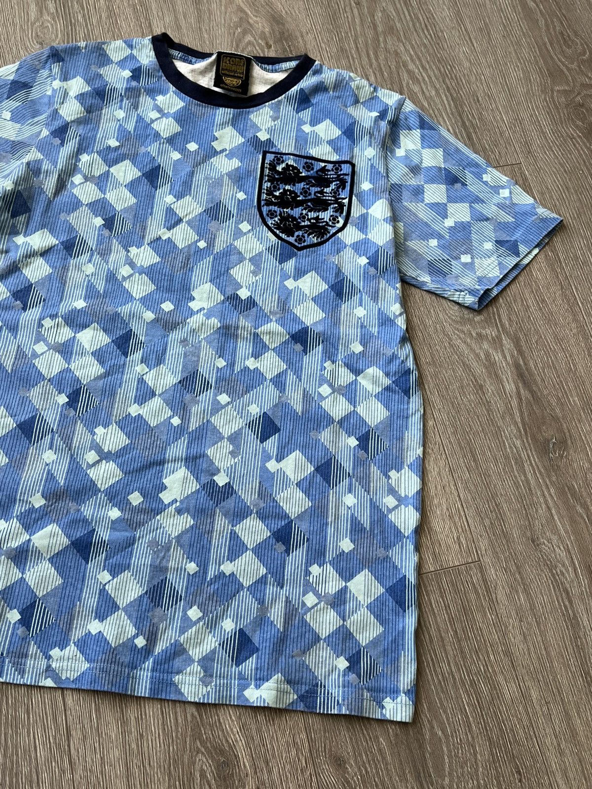 Vintage Score Draw England T-Shirt Size US M / EU 48-50 / 2 - 7 Thumbnail