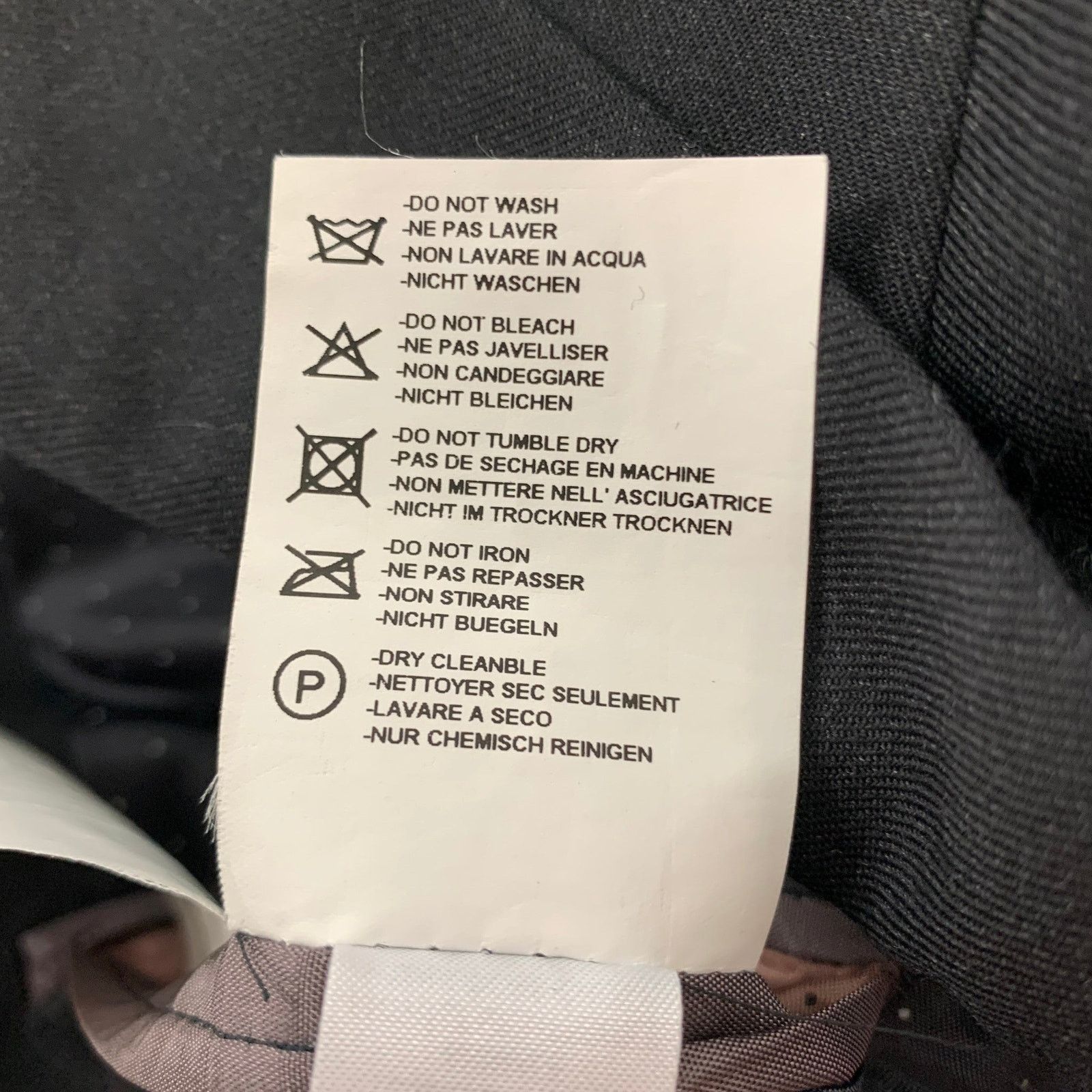 Paul Smith PAUL SMITH Size 42 Black Wool Notch Lapel Suit Size 42R - 9 Thumbnail