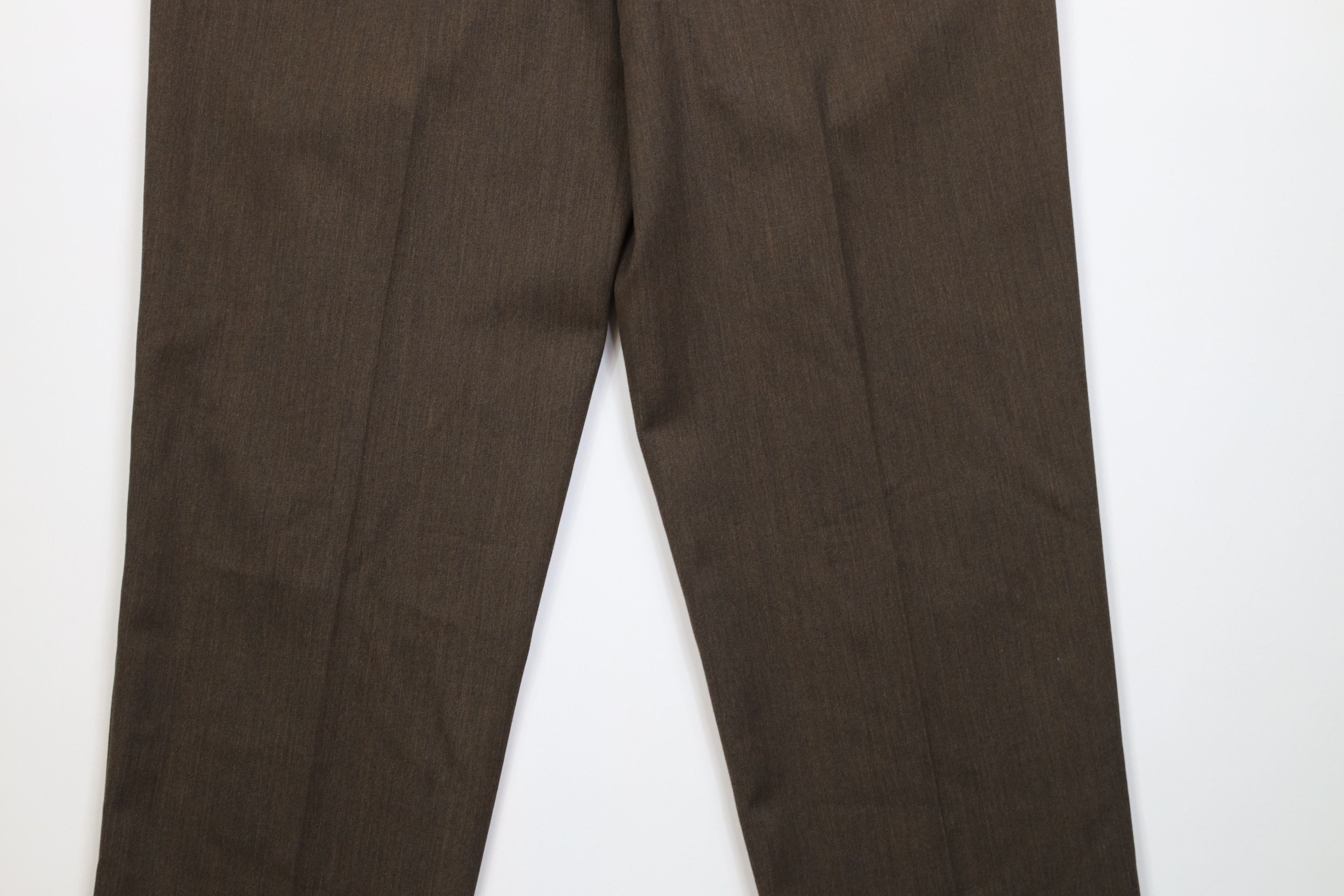Vintage Vintage 90s Streetwear Wide Leg Chino Pants Heather Brown Size US 38 / EU 54 - 11 Thumbnail