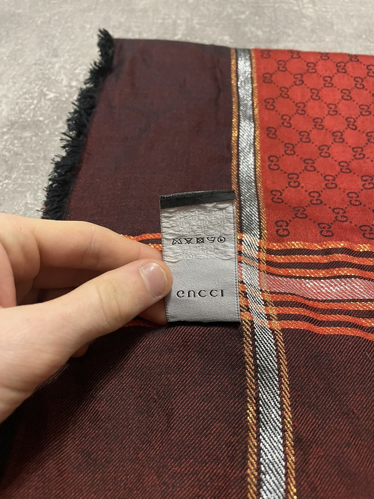 Gucci Gucci Monogram Scarf Shawl Size ONE SIZE - 3 Thumbnail