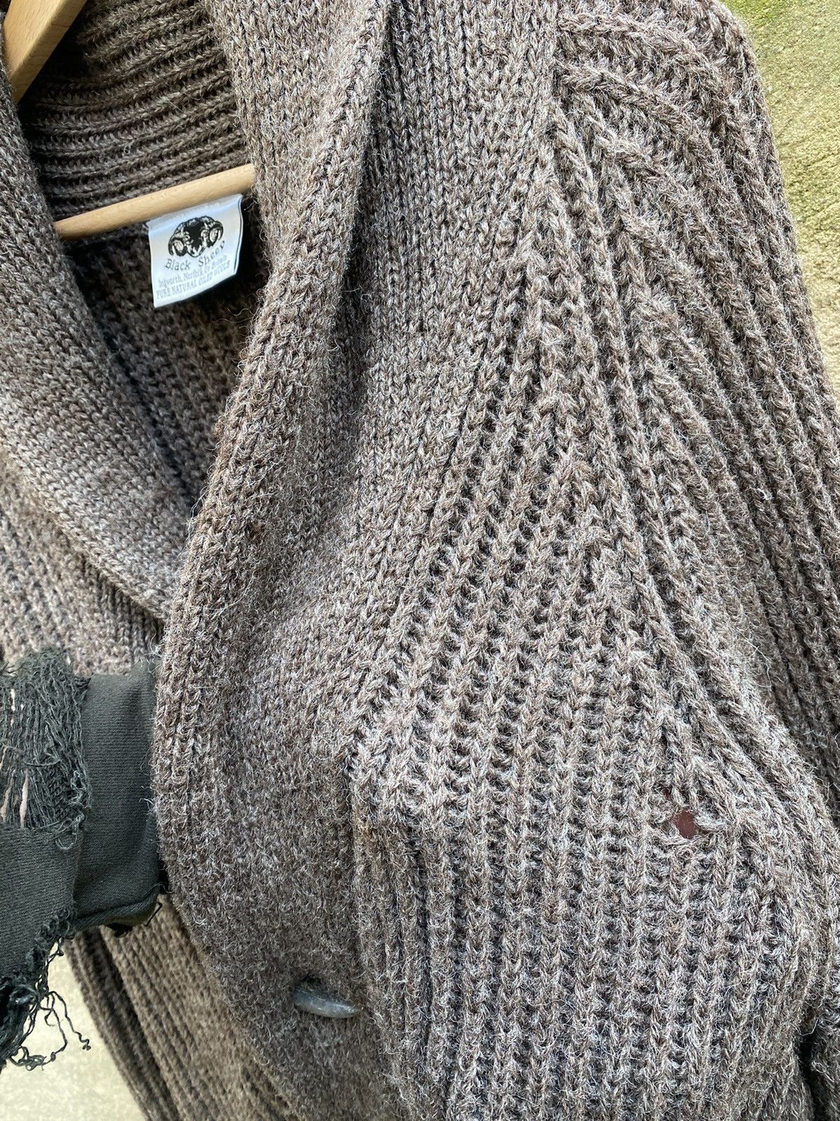 Black Sheep × Vintage Vintage Black Sheep Made In Great Britain Knitted Cardigan Size US XL / EU 56 / 4 - 11 Thumbnail