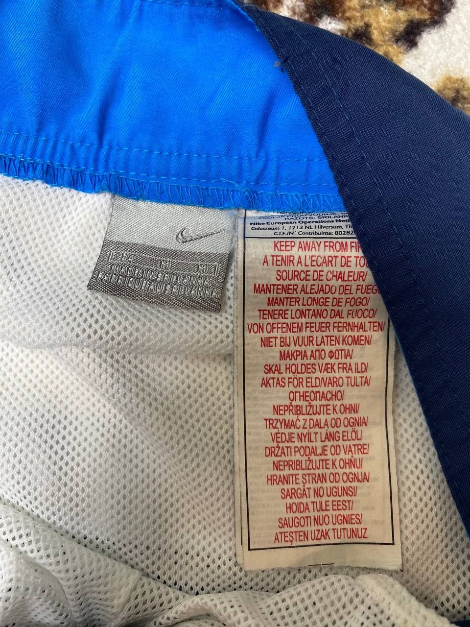 Nike Vintage blue Shorts big logo NIKE crazy Y2K streetwear Size US 32 / EU 48 - 12 Thumbnail
