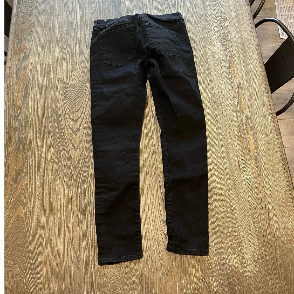 Loft LOFT Modern Skinny Jeans Mid Rise Denim Black Size 27/4 Size 27" / US 4 / IT 40 - 10 Thumbnail