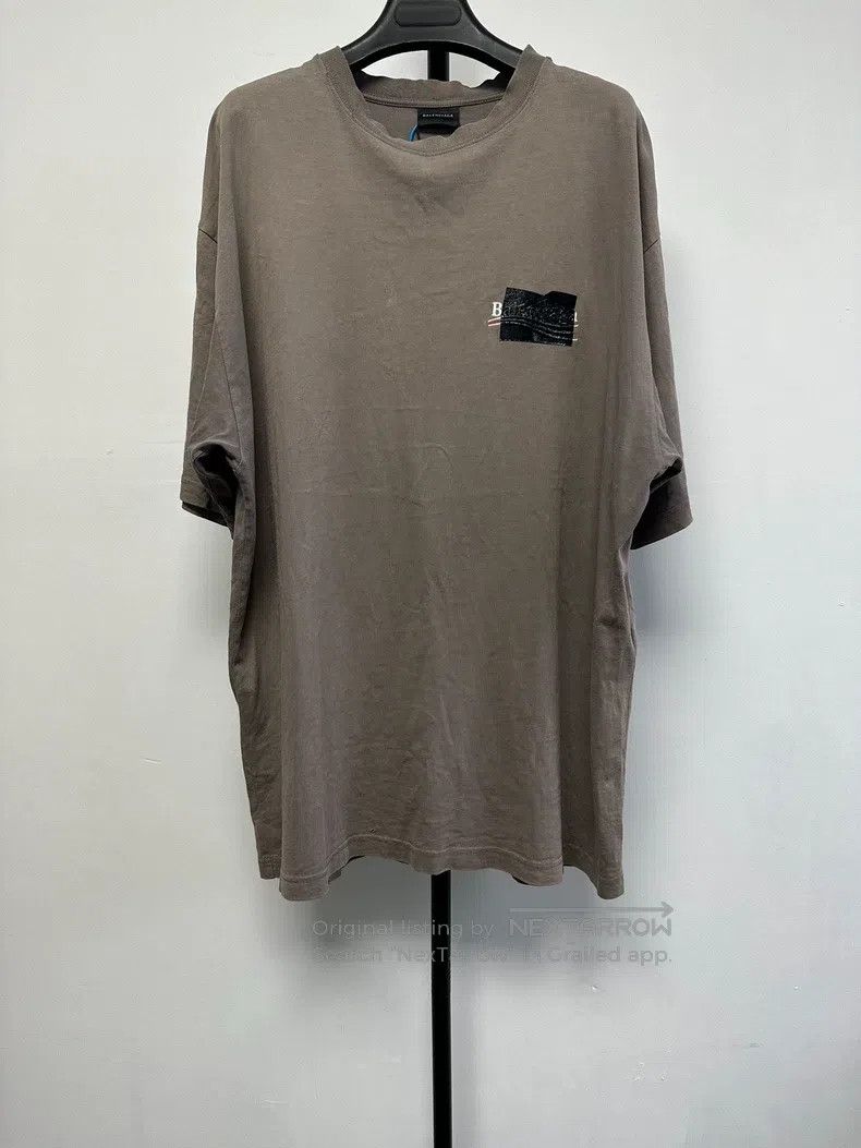 Balenciaga Balenciaga Logo Letter Printed Short Sleeve Crewneck Top Size US M / EU 48-50 / 2 - 1 Thumbnail