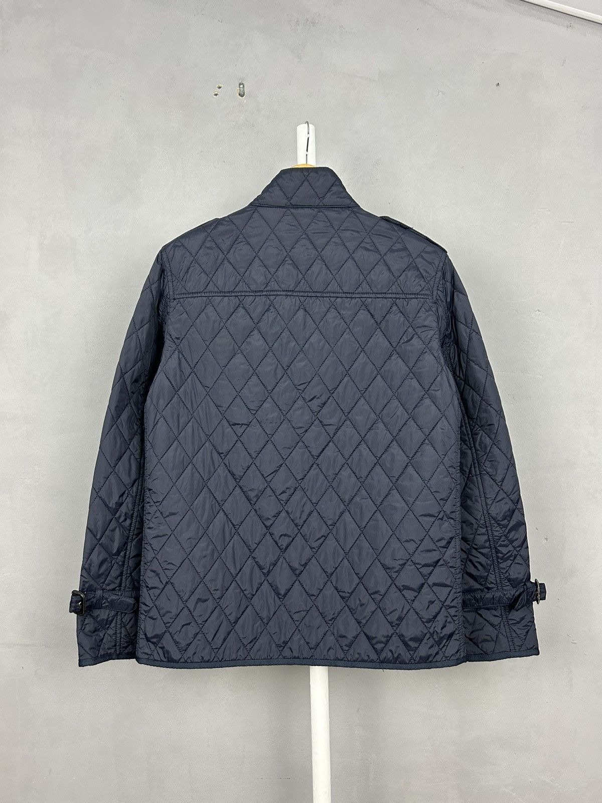 Burberry Burberry Quilted Navy Jacket Snap Button Classic Check Size US S / EU 44-46 / 1 - 17 Thumbnail