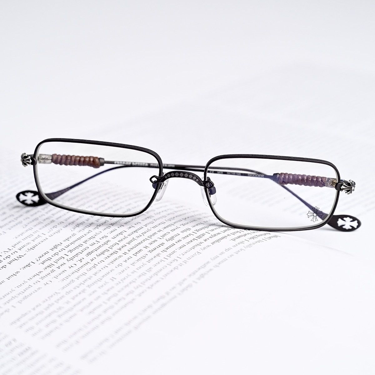 Chrome Hearts CHROME HEARTS SKIDDER MATTE CLASSIC BROWN GLASSES Size ONE SIZE - 8 Thumbnail