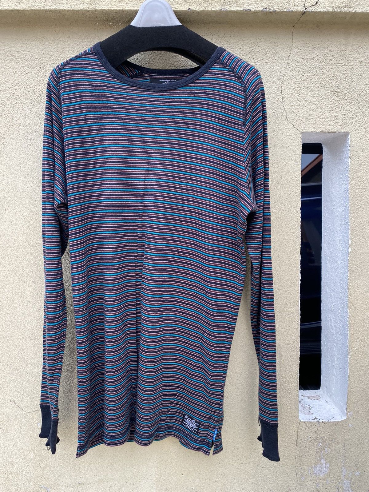Japanese Brand striped longsleeve Size US L / EU 52-54 / 3 - 1 Thumbnail