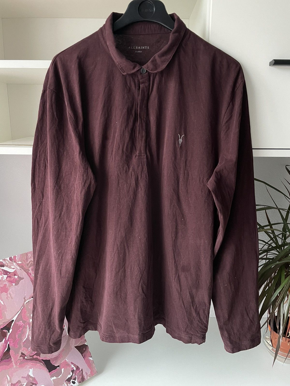 Allsaints Allsaints Luxury Long Sleeve Brace Ls Polo Size XL Size US XL / EU 56 / 4 - 2 Thumbnail