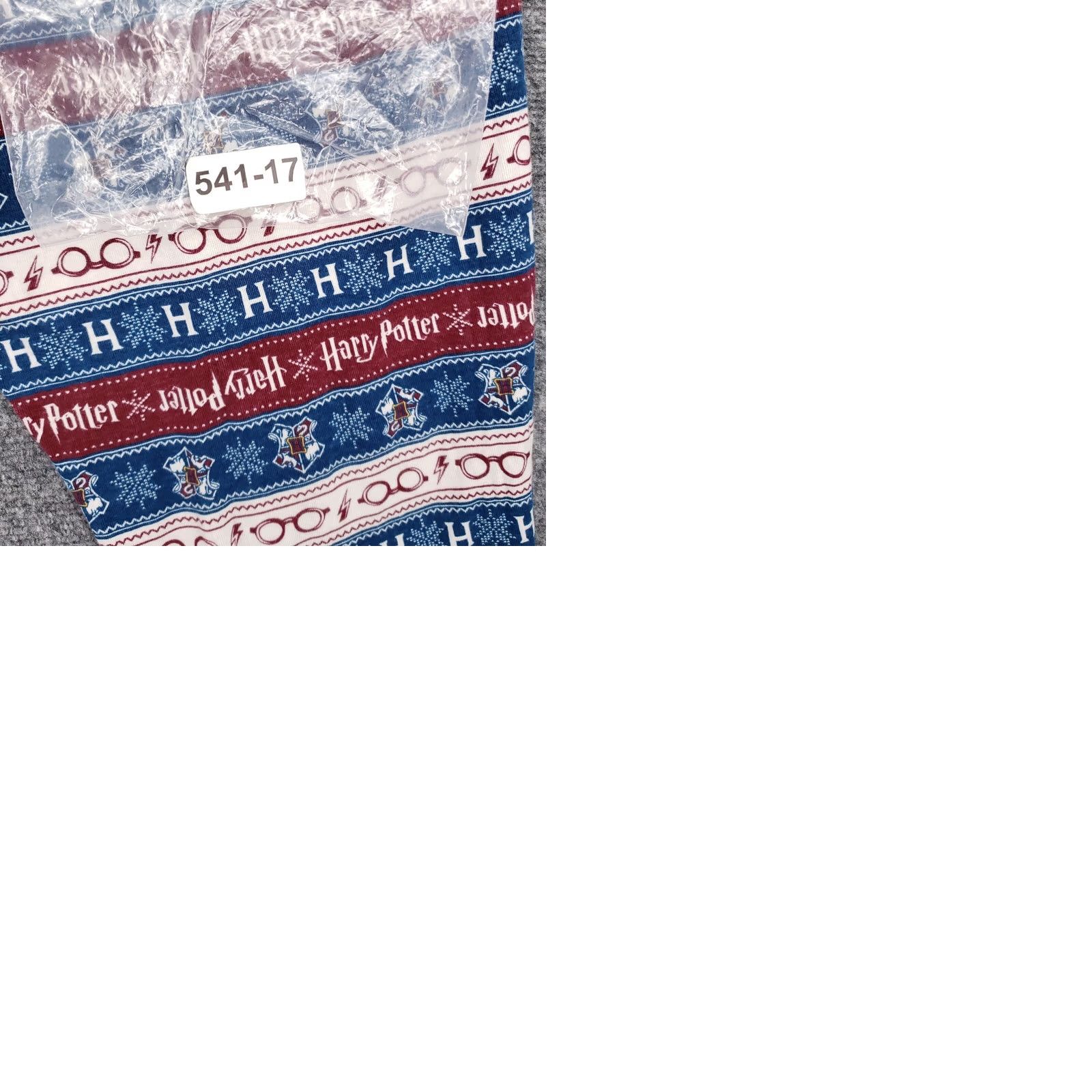 Vintage Harry Potter Pajama Pants L Adults Blue Red Sleepwear Geometric Christmas Knit 100% Cotton Size 36" / US 14 / IT 50 - 9 Thumbnail