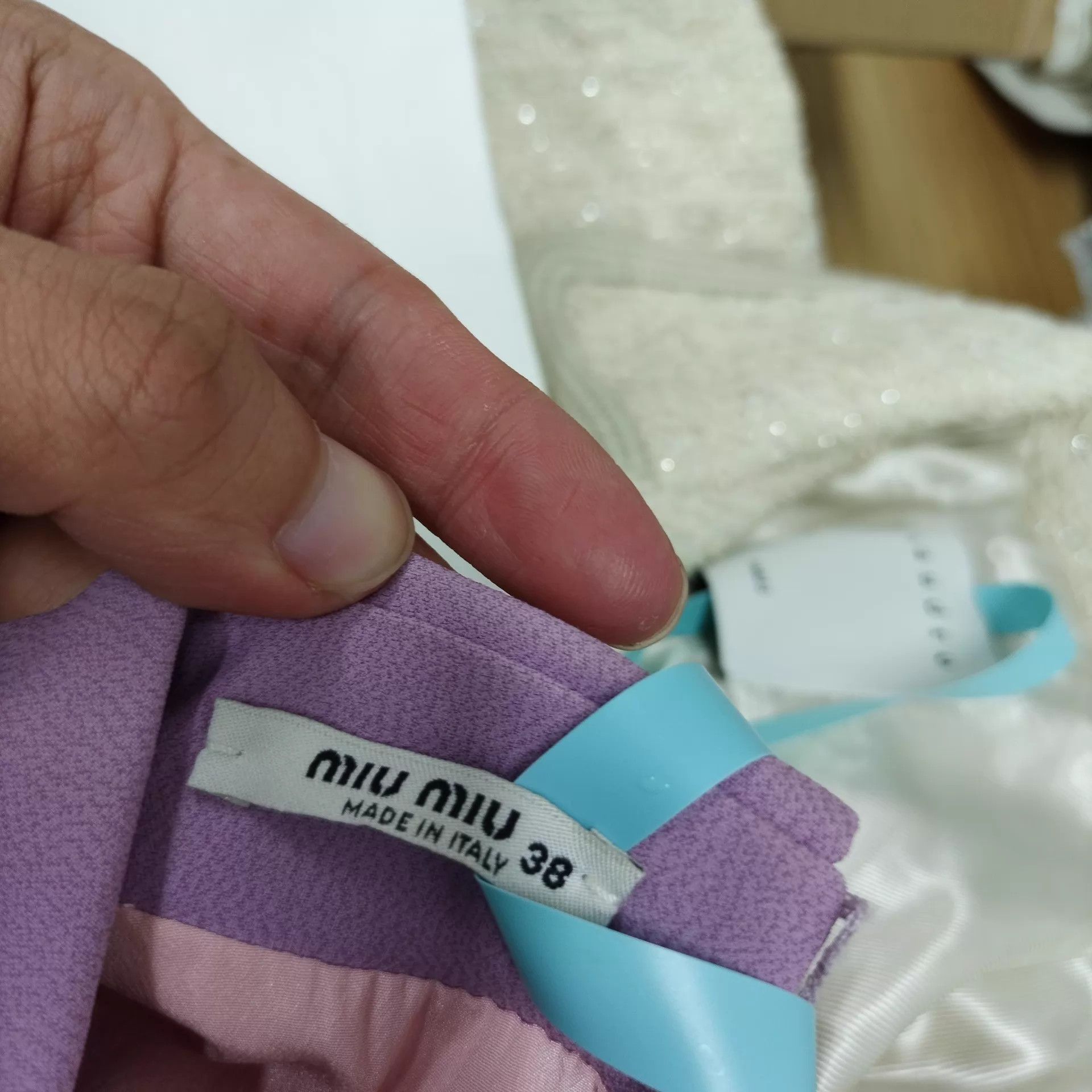 Miu Miu MIU MIU 99N CB Lapel Pink Purple Short-Sleeve Dress 38 Size XS / US 0-2 / IT 36-38 - 4 Thumbnail