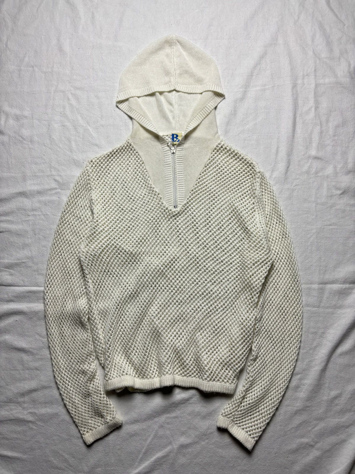 If Six Was Nine × Japanese Brand × Vintage AVANT GARDE SPIDER WEB SWEATER Size L / US 10 / IT 46 - 1 Thumbnail