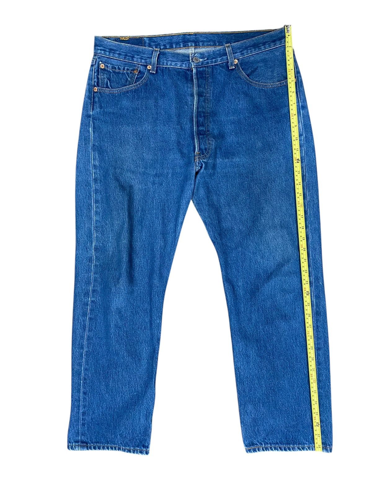 Levi's Vintage LEVI’S 501xx Mexico Heather Blue Jeans Size US 36 / EU 52 - 11 Thumbnail