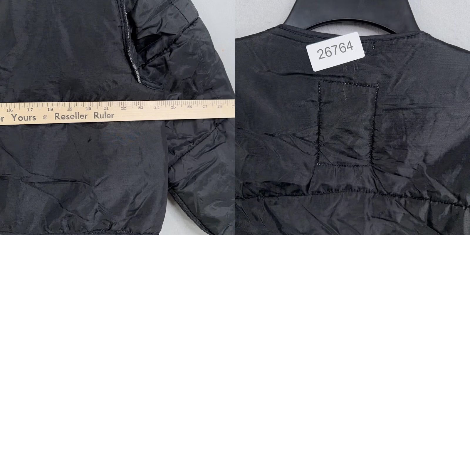 Vintage Liner Pilot Jacket M90 Mens Medium Black Quilted Nylon Padded Military Outdoor Workwear Jacket Size US M / EU 48-50 / 2 - 8 Thumbnail
