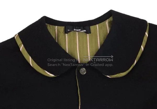 Other Comme Des Garcons size F Green retro striped round neck co Size S / US 4 / IT 40 - 7 Thumbnail