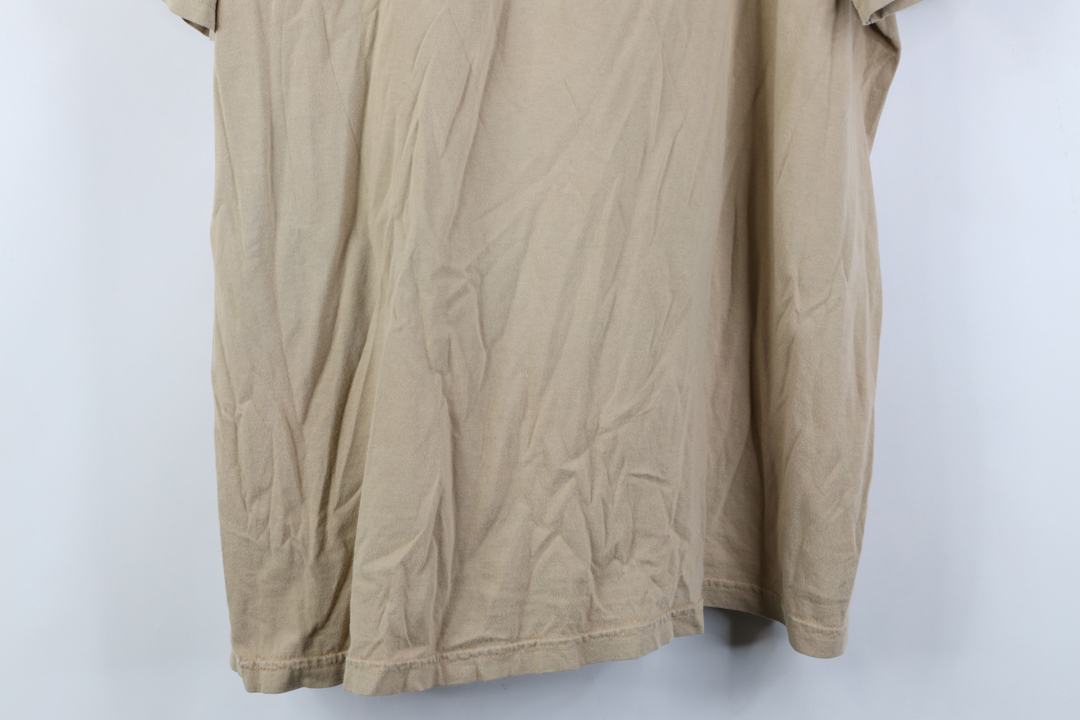 Ralph Lauren Vintage 90s Ralph Lauren Short Sleeve T-Shirt Beige Cotton Size US XL / EU 56 / 4 - 16 Thumbnail