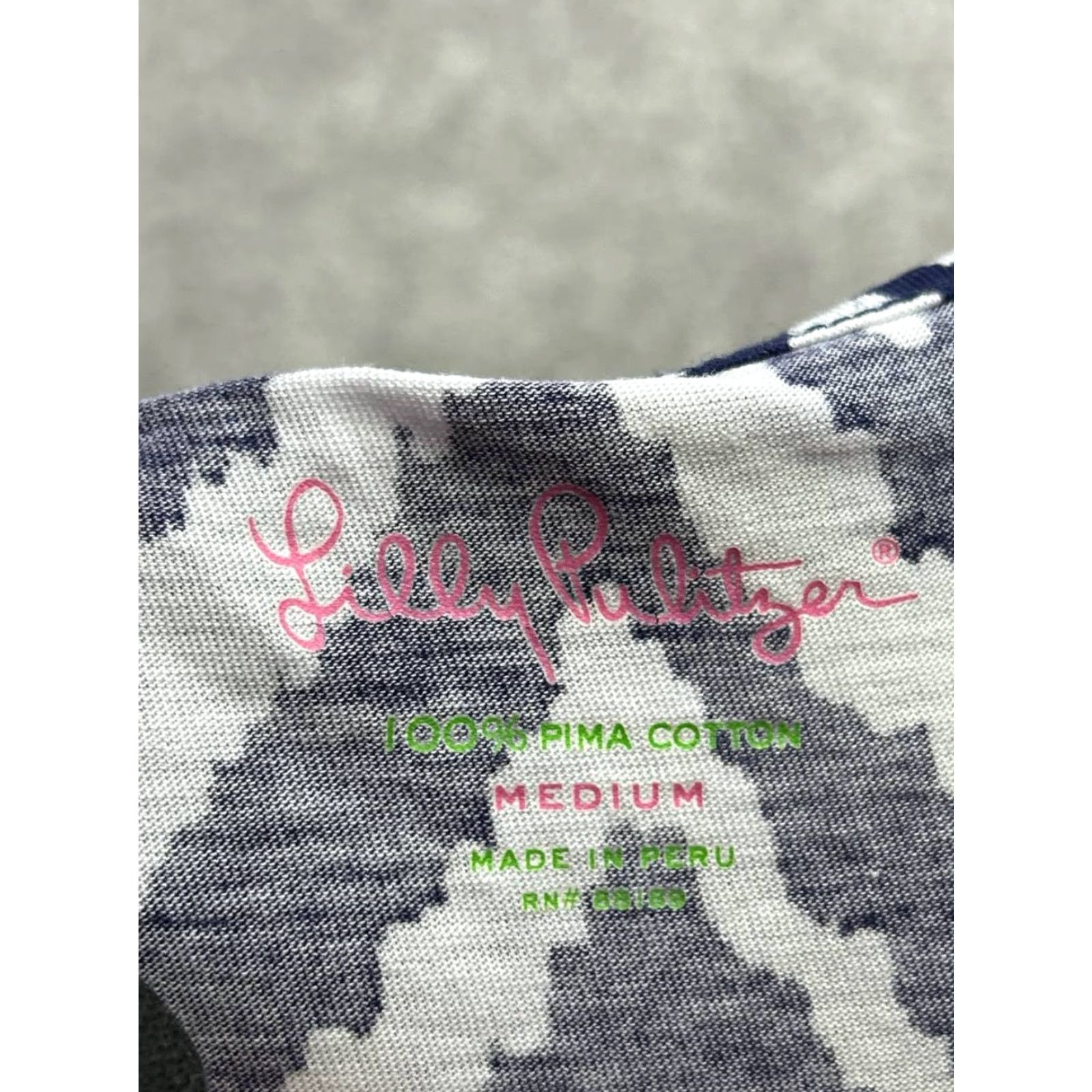 Lilly Pulitzer Lilly Pulitzer Shirt Dress Womens Medium White Chevron Pima Cotton Cap Sleeve Size M / US 6-8 / IT 42-44 - 4 Thumbnail