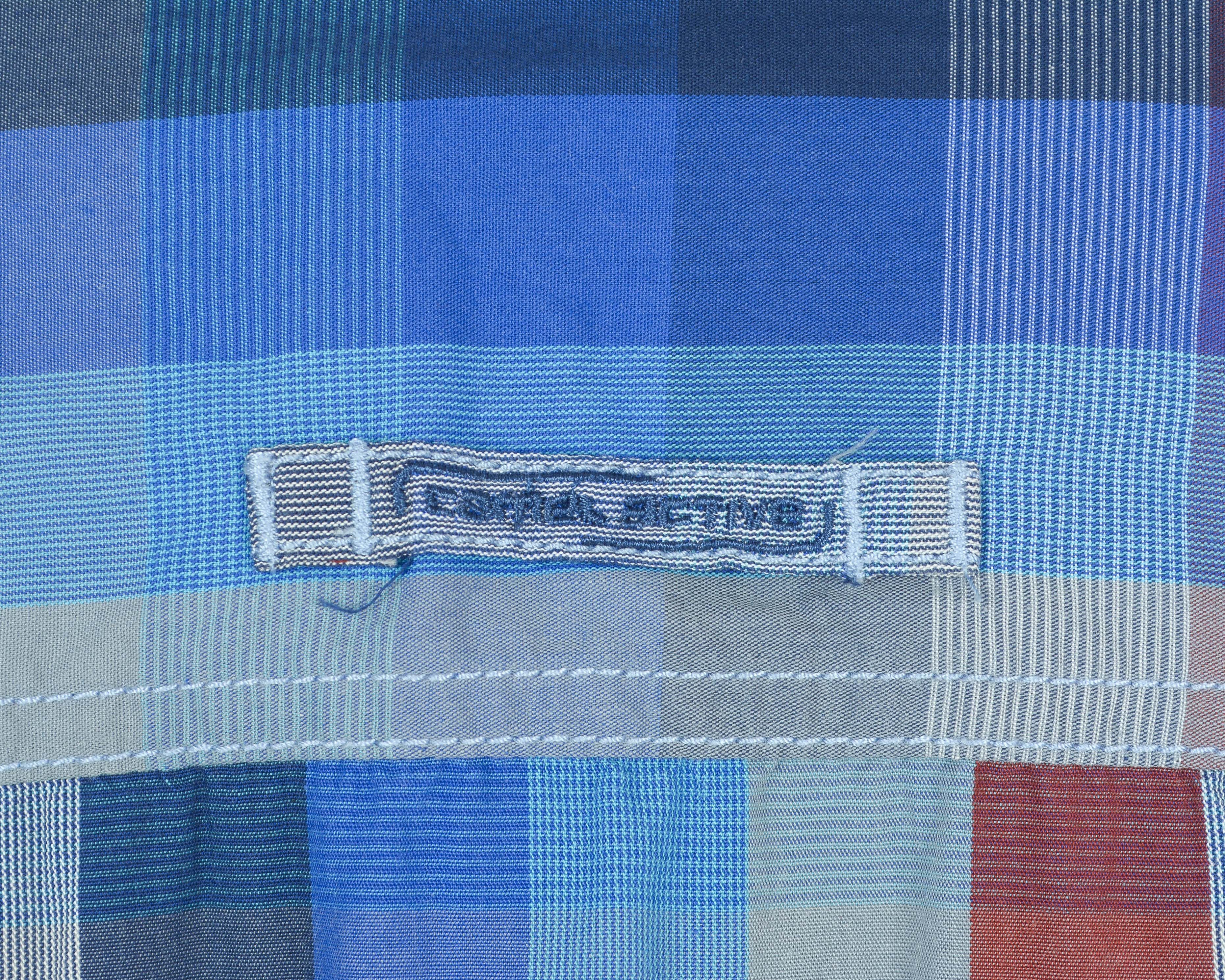 camel active Regular Fit Checked Shirt L Button Up Plaid Long Sleeved Top Size US L / EU 52-54 / 3 - 7 Thumbnail