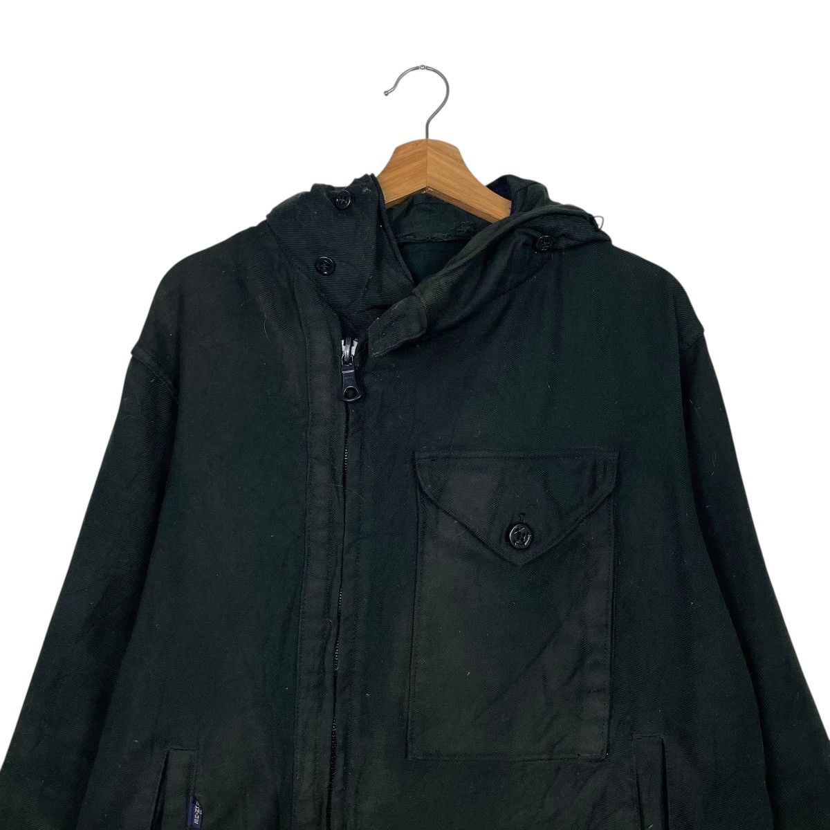 Denime Vintage Denime Black Zipper Jacket Size US M / EU 48-50 / 2 - 2 Thumbnail
