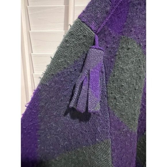 Burberry Burberry Wool Argyle Sweater Royal Pattern Tassel Knitwear M Size US XL / EU 56 / 4 - 11 Thumbnail