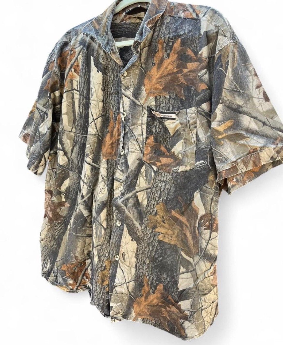Winchester Winchester Supreme Realtree Hardwood Camo Button Up Shirt XL Size US XL / EU 56 / 4 - 3 Thumbnail