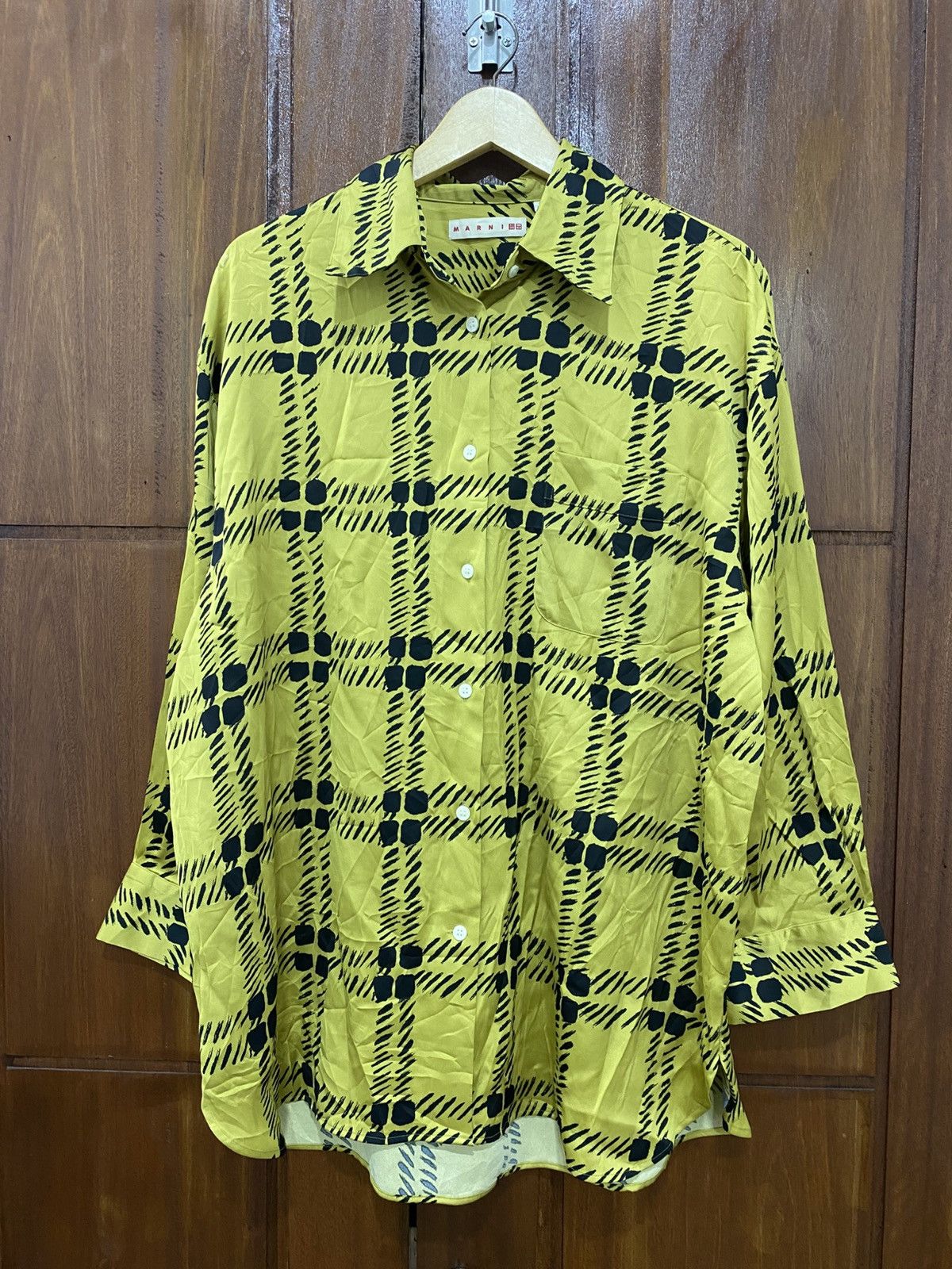 Marni × Uniqlo Uniqlo X Marni Silk Shirt AA0120 Size US L / EU 52-54 / 3 - 2 Thumbnail