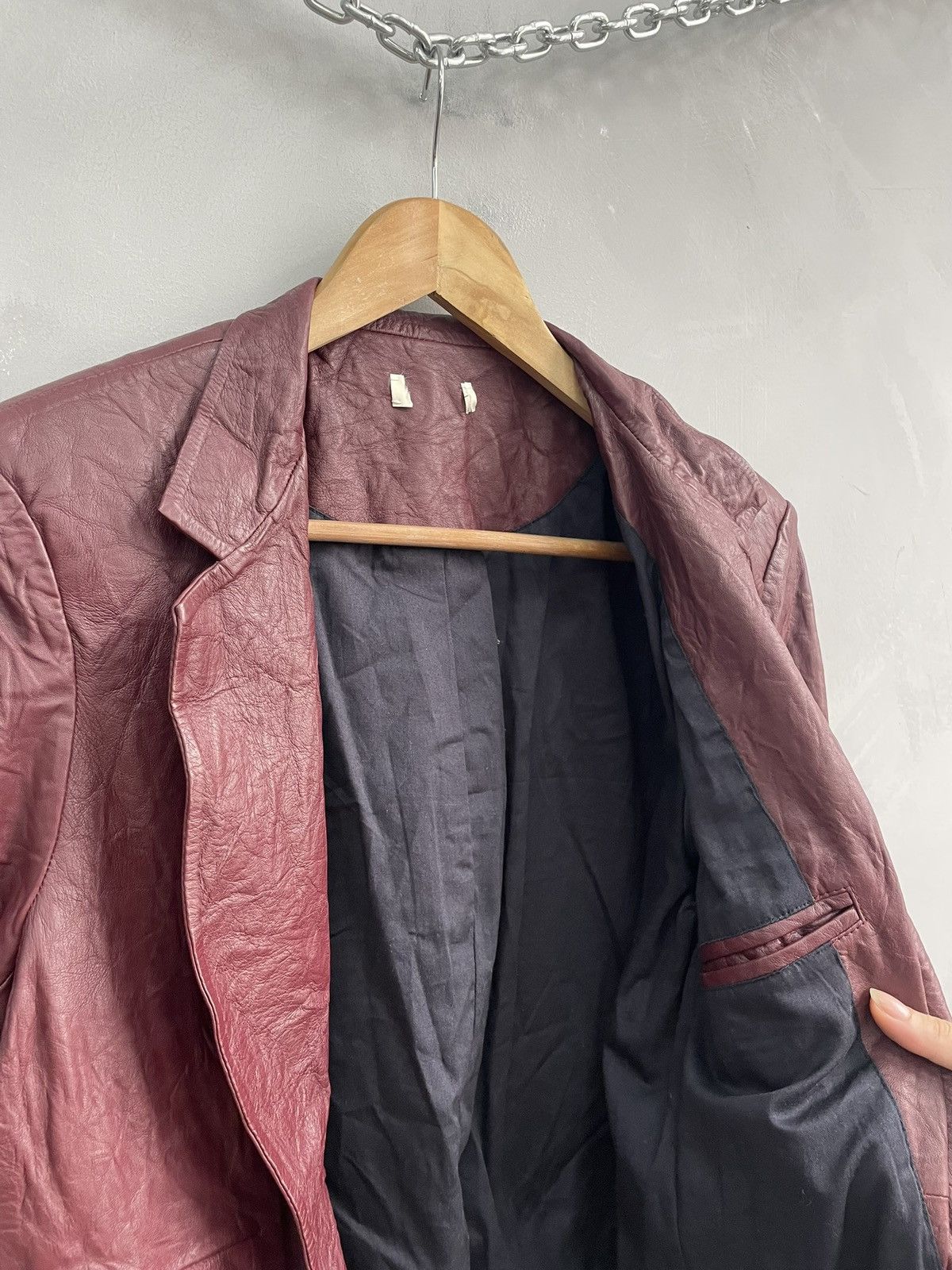 Zadig & Voltaire Avant garde Zadig Voltaire leather blazer y2k Size US XXS / EU 40 - 5 Thumbnail