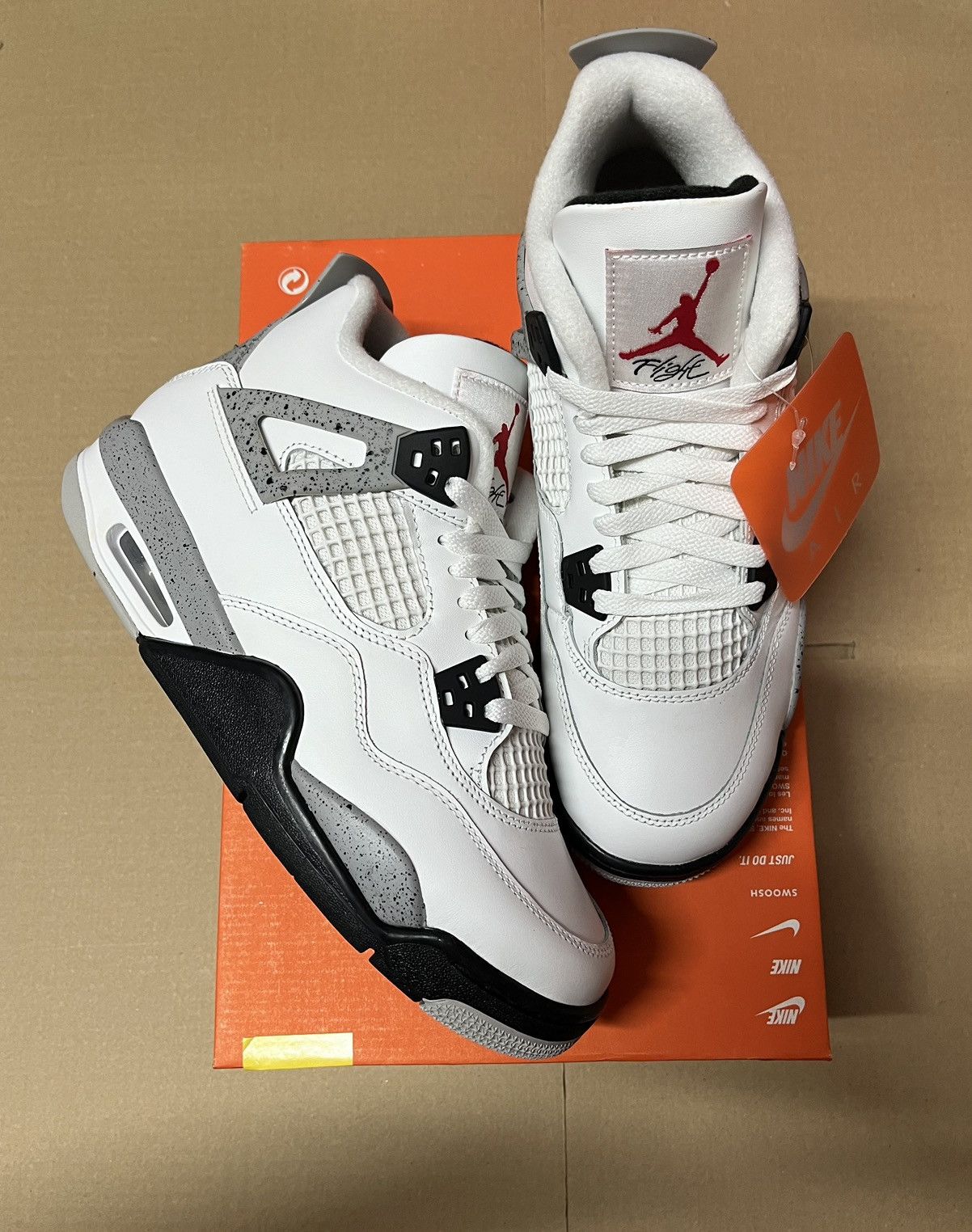Jordan 4 Retro White Cement Gs