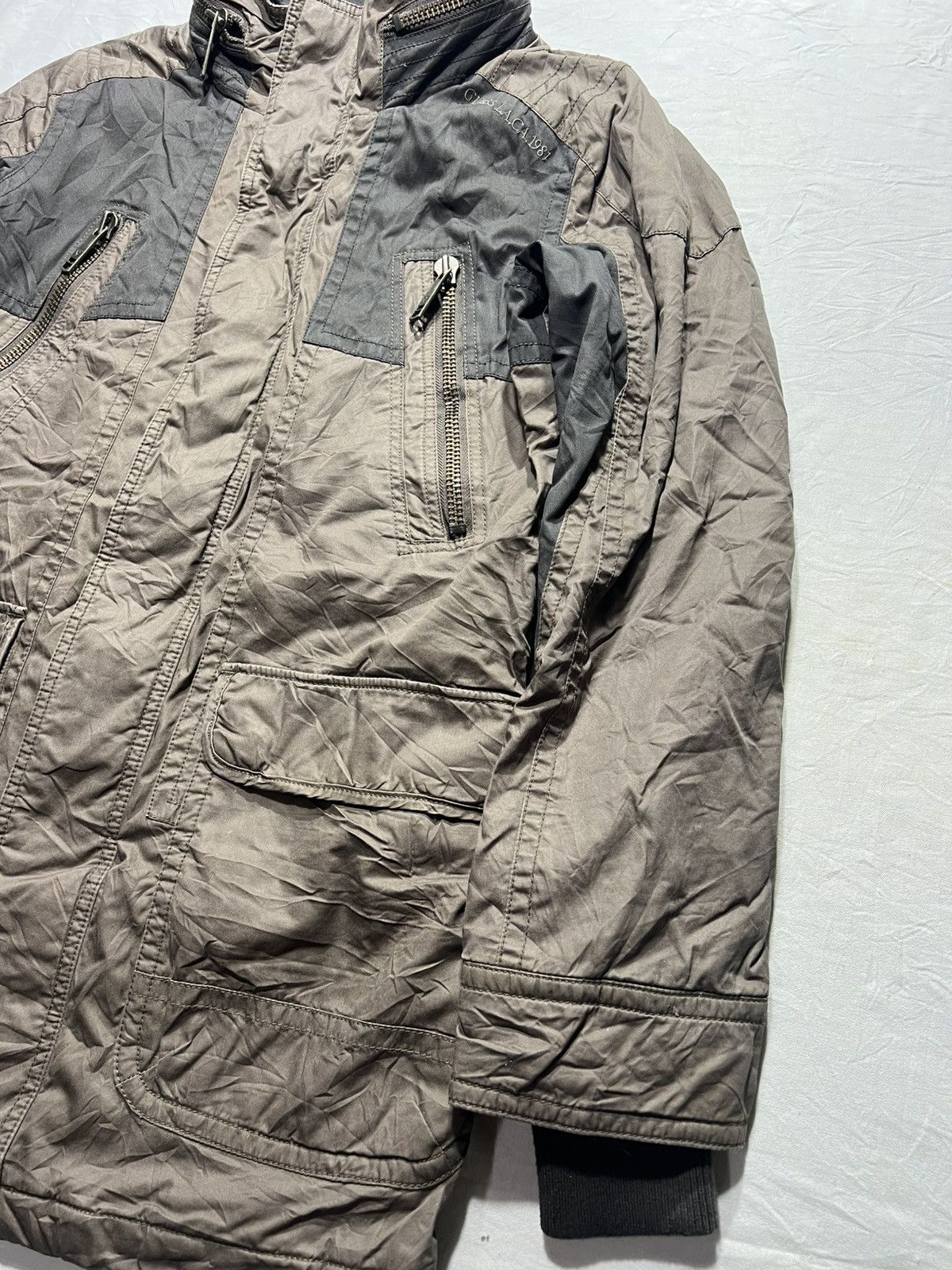 Guess Guess Men's Military Quilted Cotton M65 Field Jacket Size US M / EU 48-50 / 2 - 3 Thumbnail