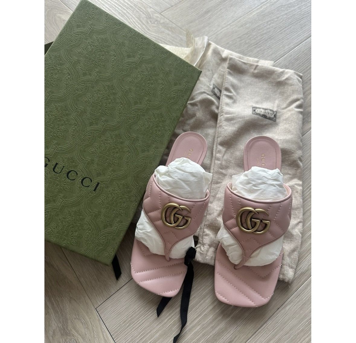 Gucci Gucci gg marmont sandals heels Size US 6 / IT 36 - 1 Thumbnail