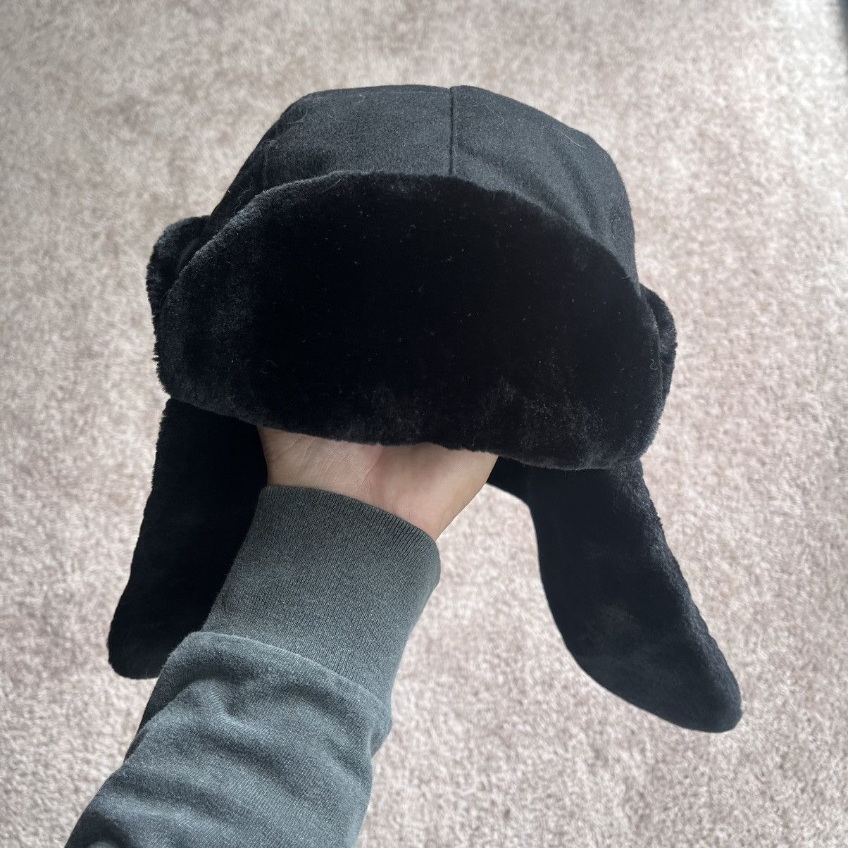 Japanese Brand × Saks Fifth Avenue × Vintage Y2K Faux Fur Ushanka Vintage Fuzzy Warm Trapper Hat Size ONE SIZE - 3 Thumbnail