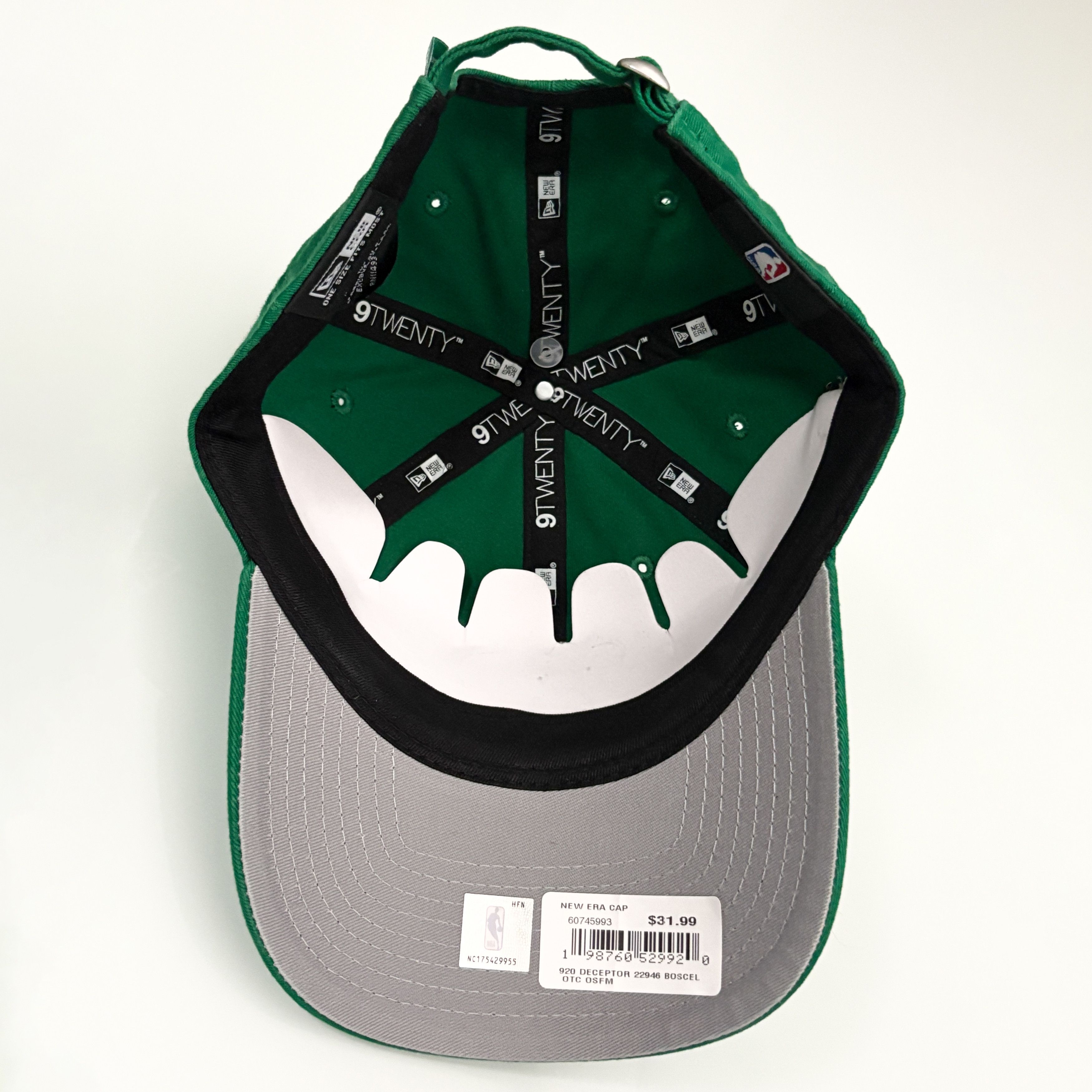 New Era New Era Boston Celtics 9TWENTY Deceptor Strapback Hat NWT Size ONE SIZE - 5 Thumbnail
