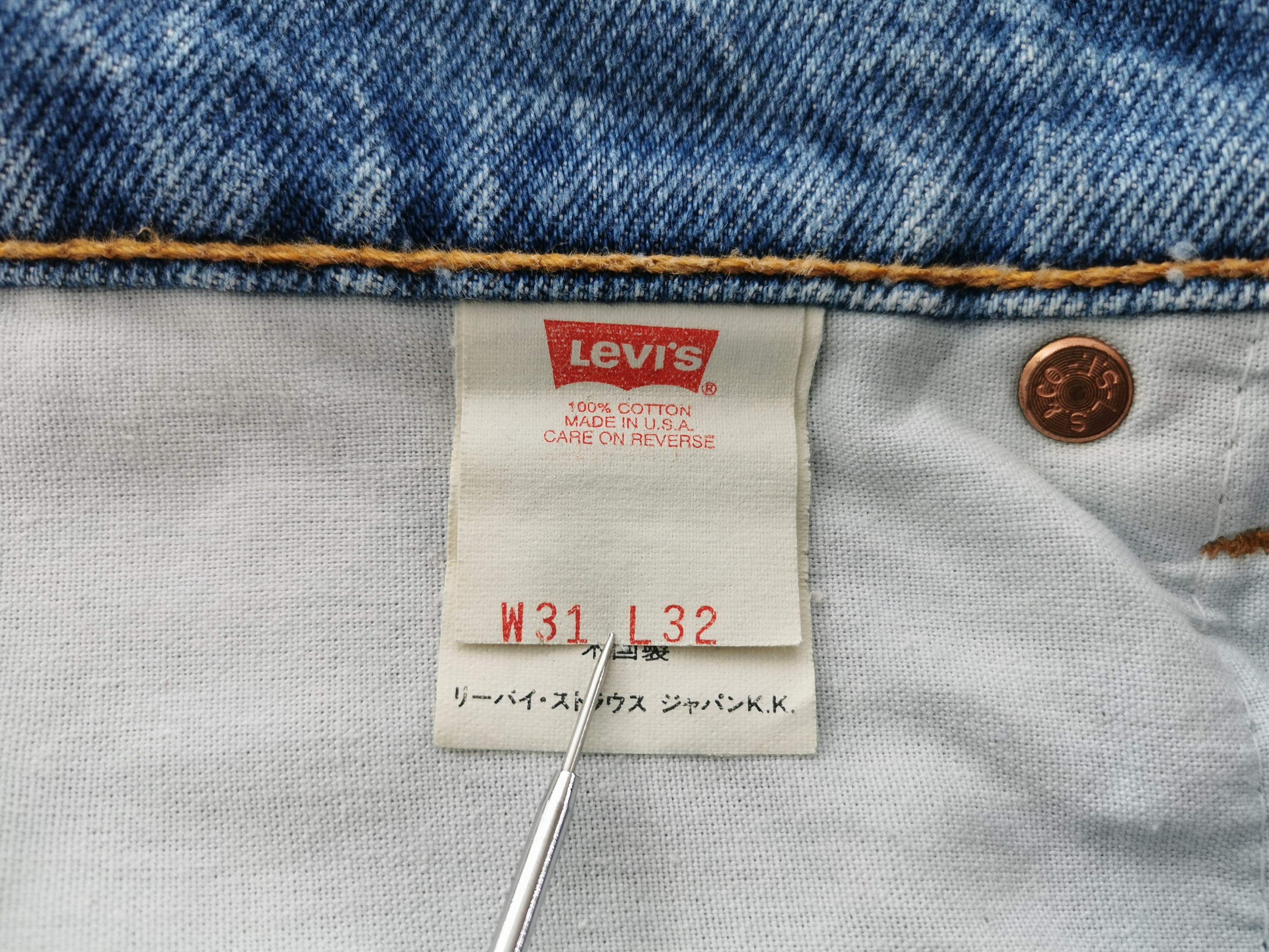 Levi's Vintage Levis Lot 610 Denim Jeans Made In USA Size 29/31x32 Size US 29 - 9 Thumbnail