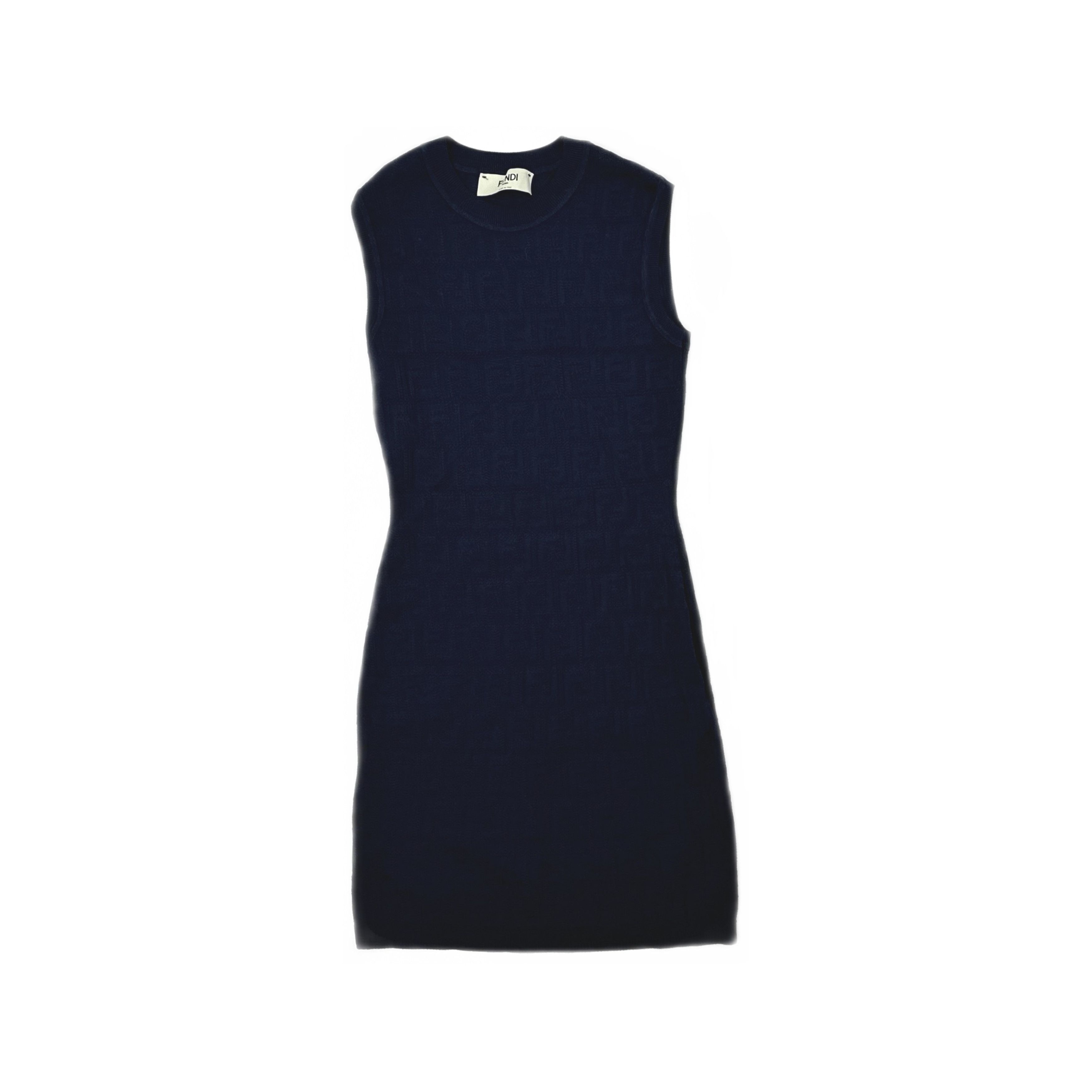 Fendi Fendi Monogram Knit Mini Dress Size IT 38 Size XS / US 0-2 / IT 36-38 - 1 Thumbnail