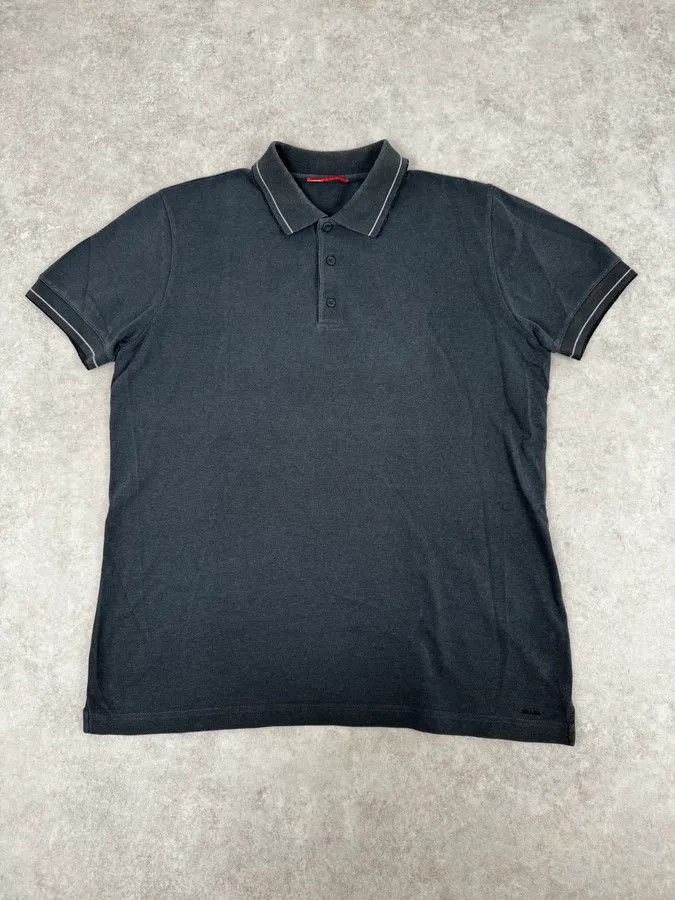 Prada SS2007 Prada Grey Contrast Stitch Polo Size US M / EU 48-50 / 2 - 1 Thumbnail