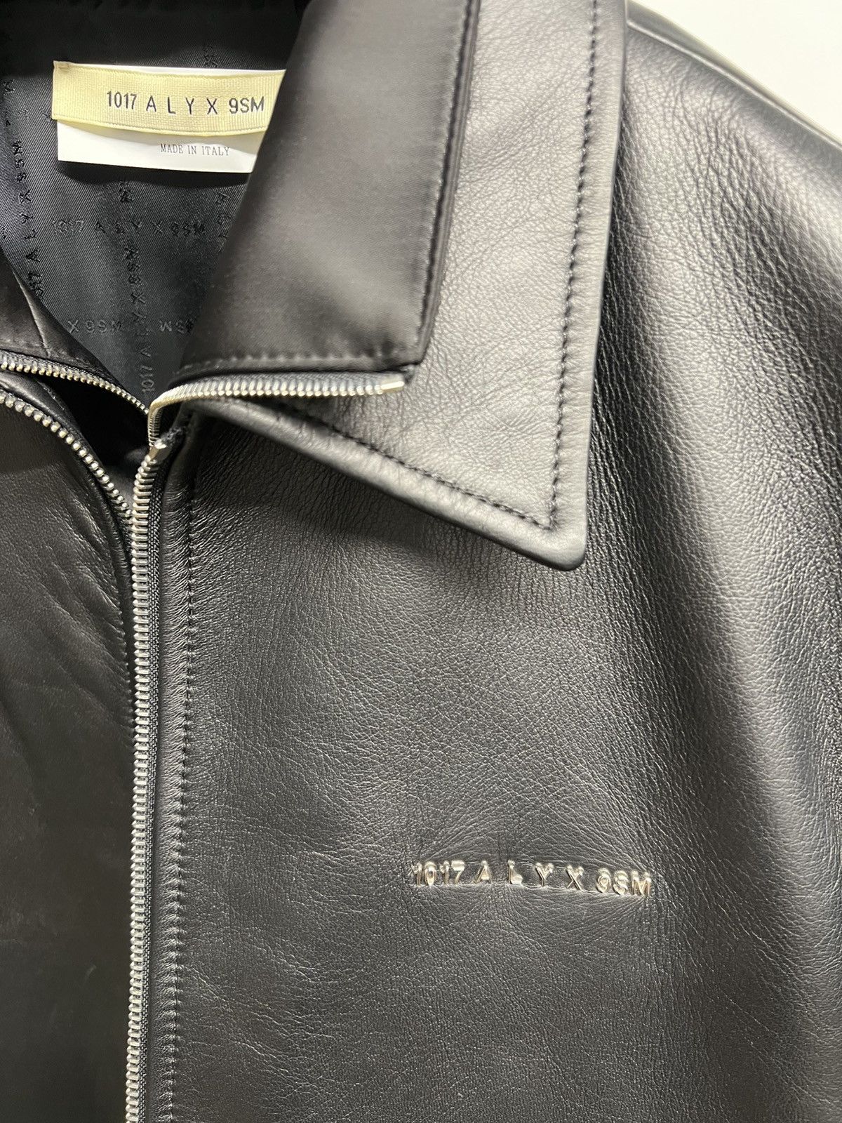 1017 ALYX 9SM × MMW Alyx Double Zip Leather Shirt Size US S / EU 44-46 / 1 - 7 Thumbnail