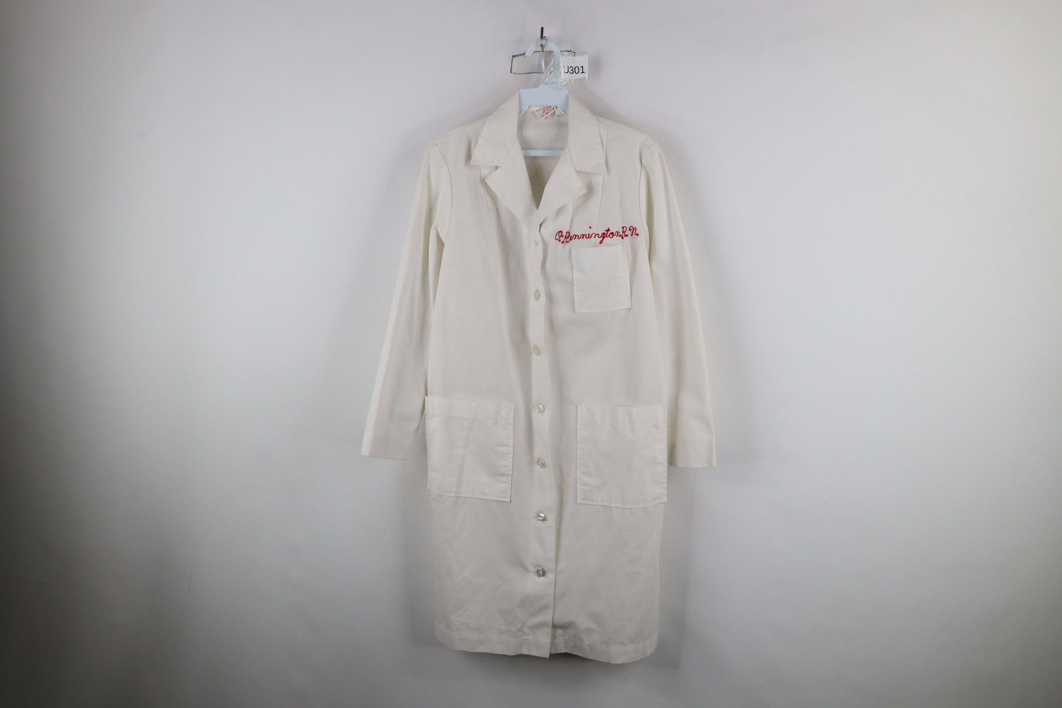 Vintage Vintage 50s 60s Stitch Registered Nurse Uniform Jacket USA Size M / US 6-8 / IT 42-44 - 1 Thumbnail