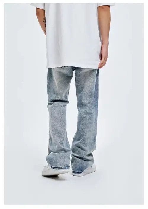 Jean Ripped Jeans Wide Leg Size US 32 / EU 48 - 3 Thumbnail