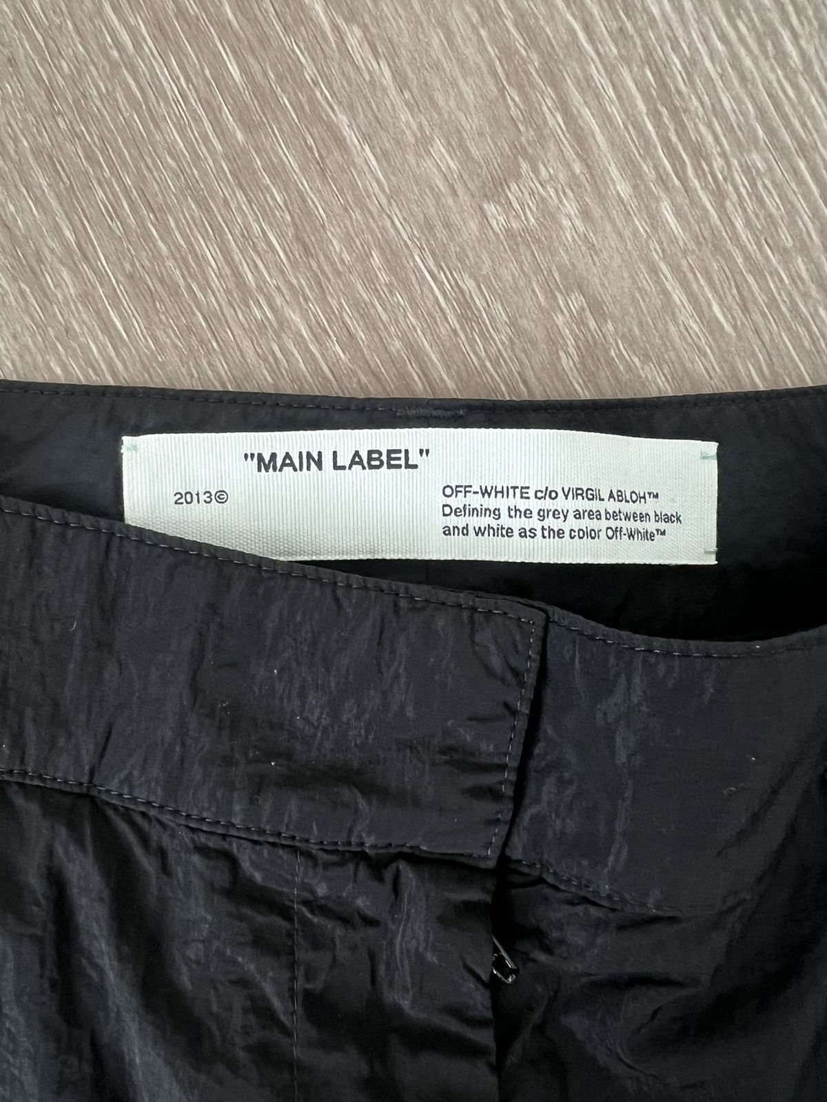 Off-White Off-White Black Nylon Bow Lounge Pants Size 40" / US 18 - 3 Thumbnail