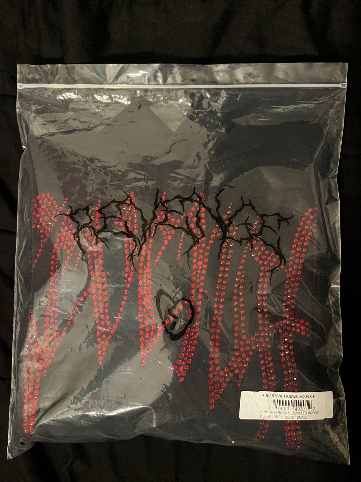 Revenge X HEARTBREAK BEJEWELED REVENG HOODIE Size US S / EU 44-46 / 1 - 1 Thumbnail