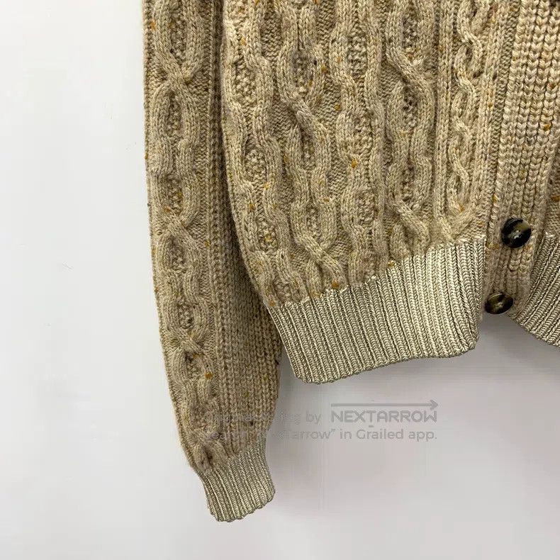 Hermes Hermes Brown Cable Knit Cashmere Hooded Open Front Knitted Size XS / US 0-2 / IT 36-38 - 4 Thumbnail