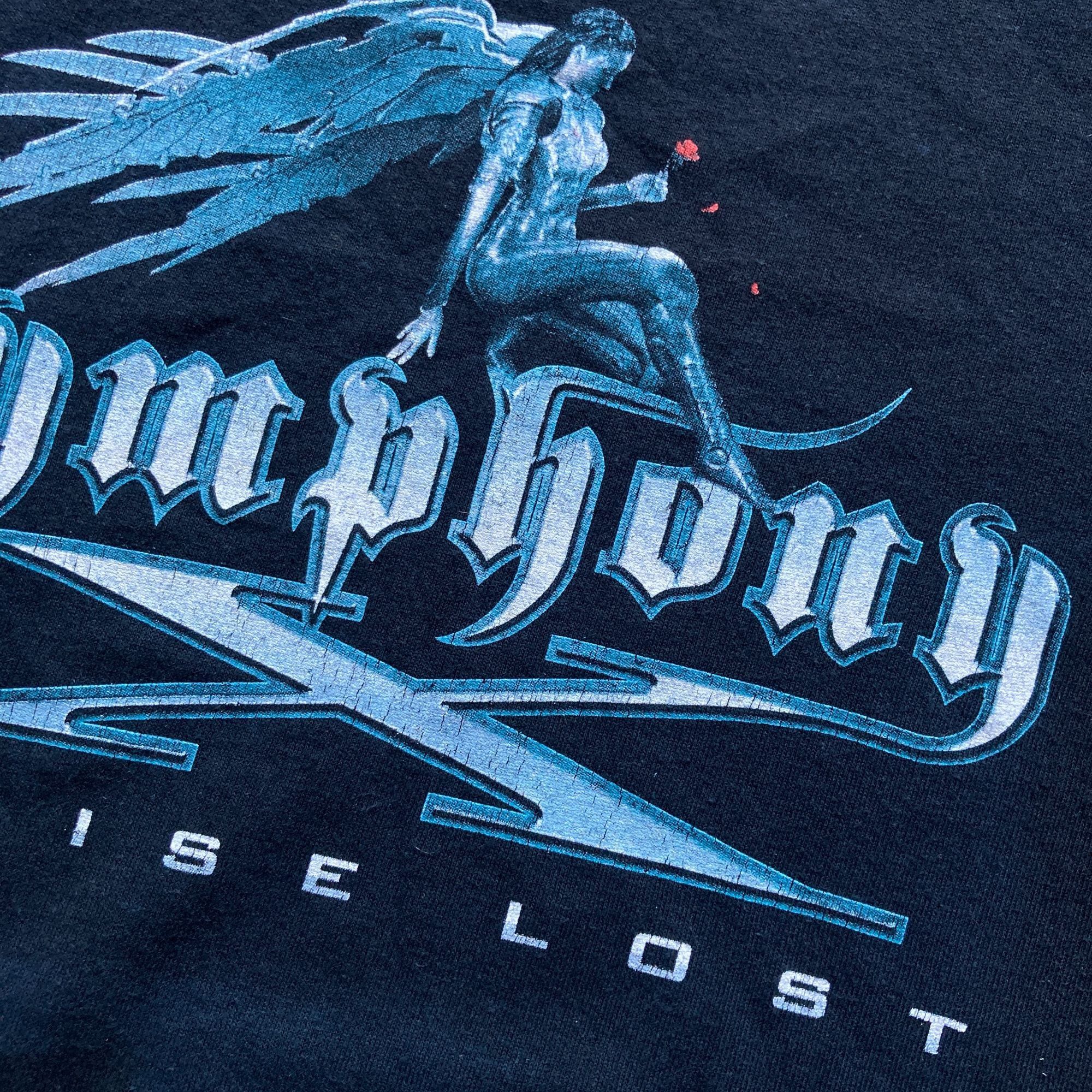 Gildan 2007 SYMPHONY X, PARADISE LOST TOUR, GLDAN HEAVY COTTON Orig Size US XL / EU 56 / 4 - 5 Thumbnail