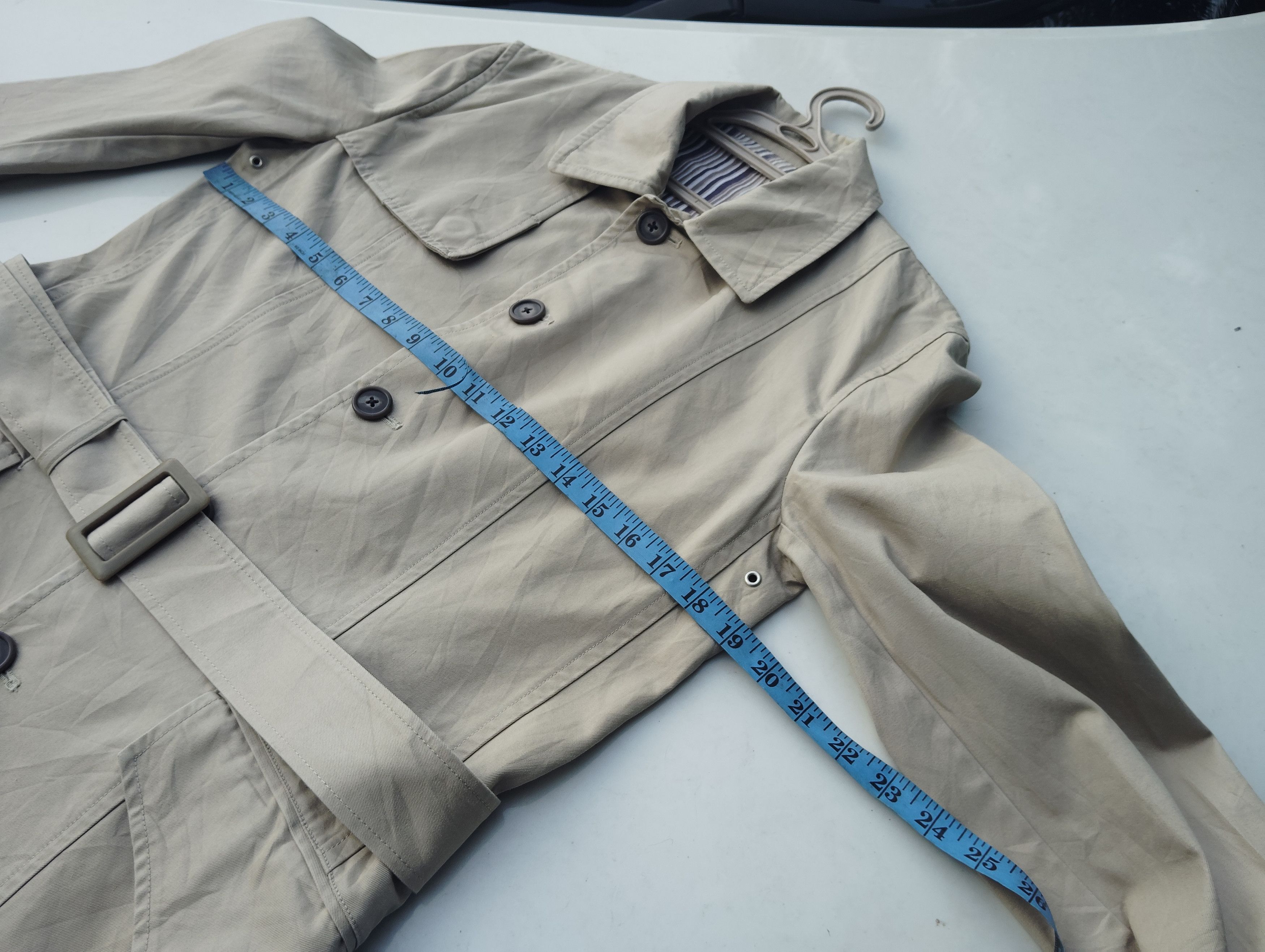 Japanese Brand × PPFM PPFM BEIGE TRENCH JACKET Size US M / EU 48-50 / 2 - 9 Thumbnail