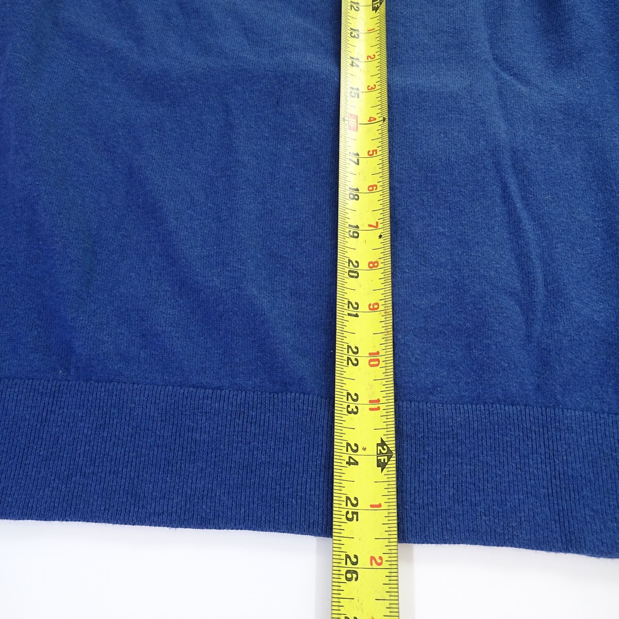 Banana Republic Banana Republic Luxe Sweater Men Blue V-Neck Pullover Size M Size US M / EU 48-50 / 2 - 10 Thumbnail