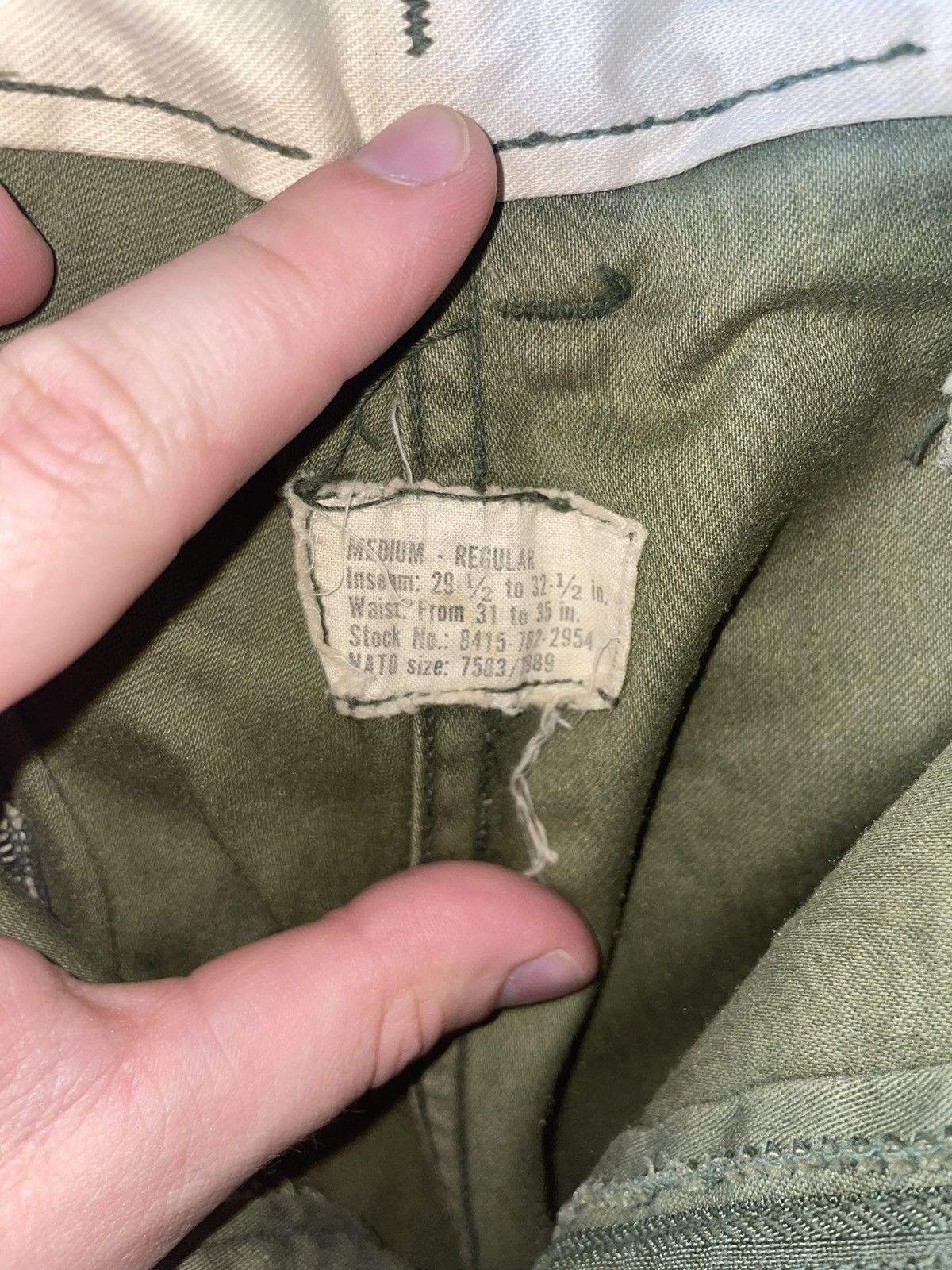 Vintage Vintage Vietnam Trooper pants Size US 34 / EU 50 - 3 Thumbnail