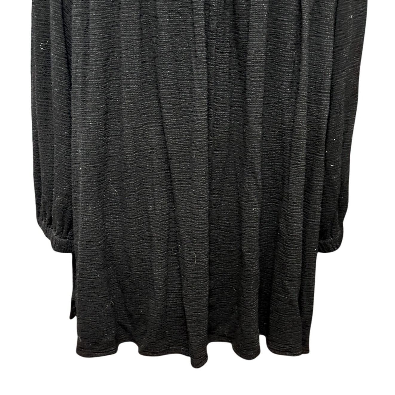 Other Melloday Blouse Smock Long Sleeves Stretchy Black Women's 1X Size XL / US 12-14 / IT 48-50 - 6 Thumbnail