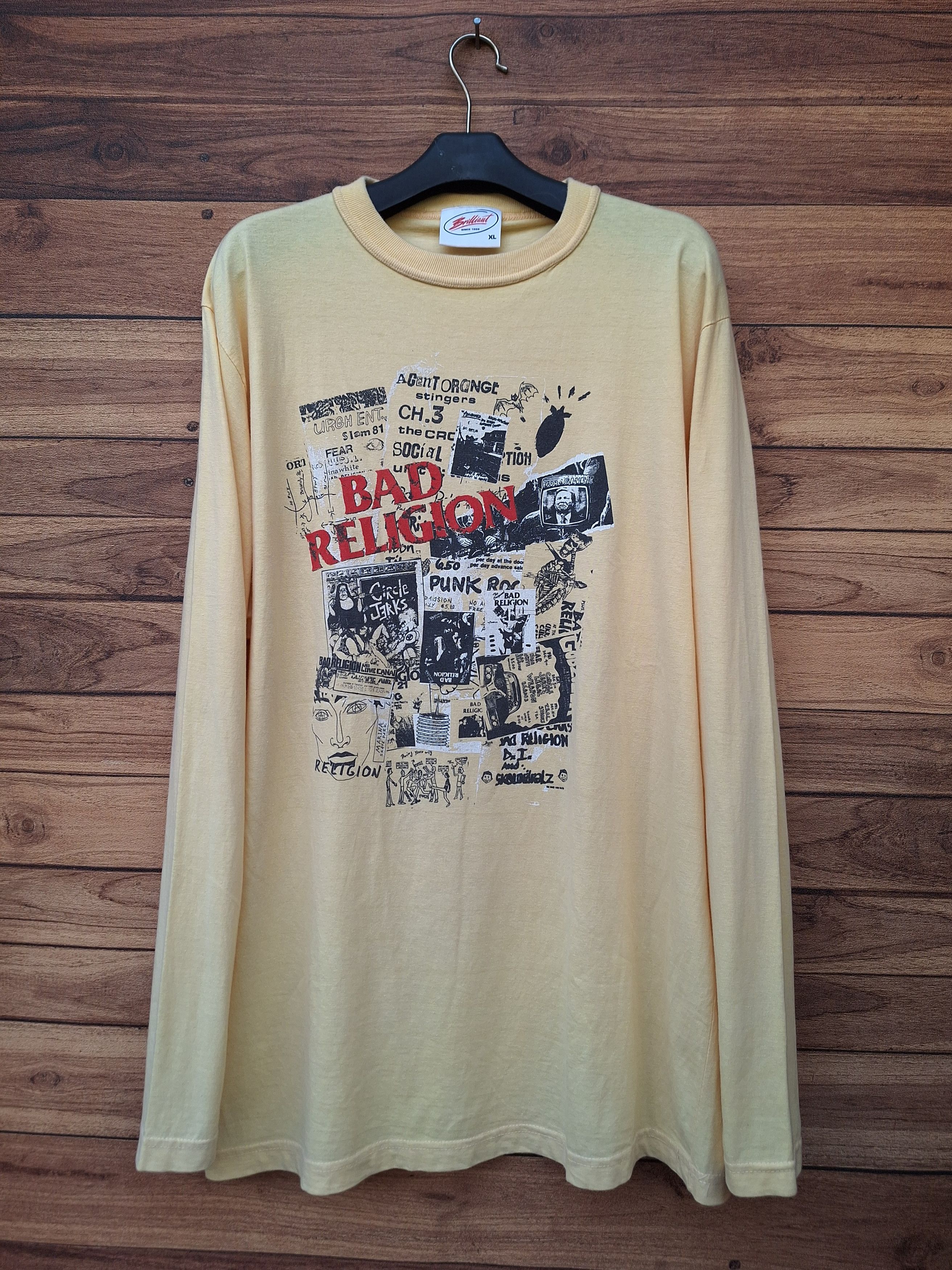 Band Tees Vintage 90s Bad religion album all ages epitaph record punk Size US XL / EU 56 / 4 - 1 Thumbnail
