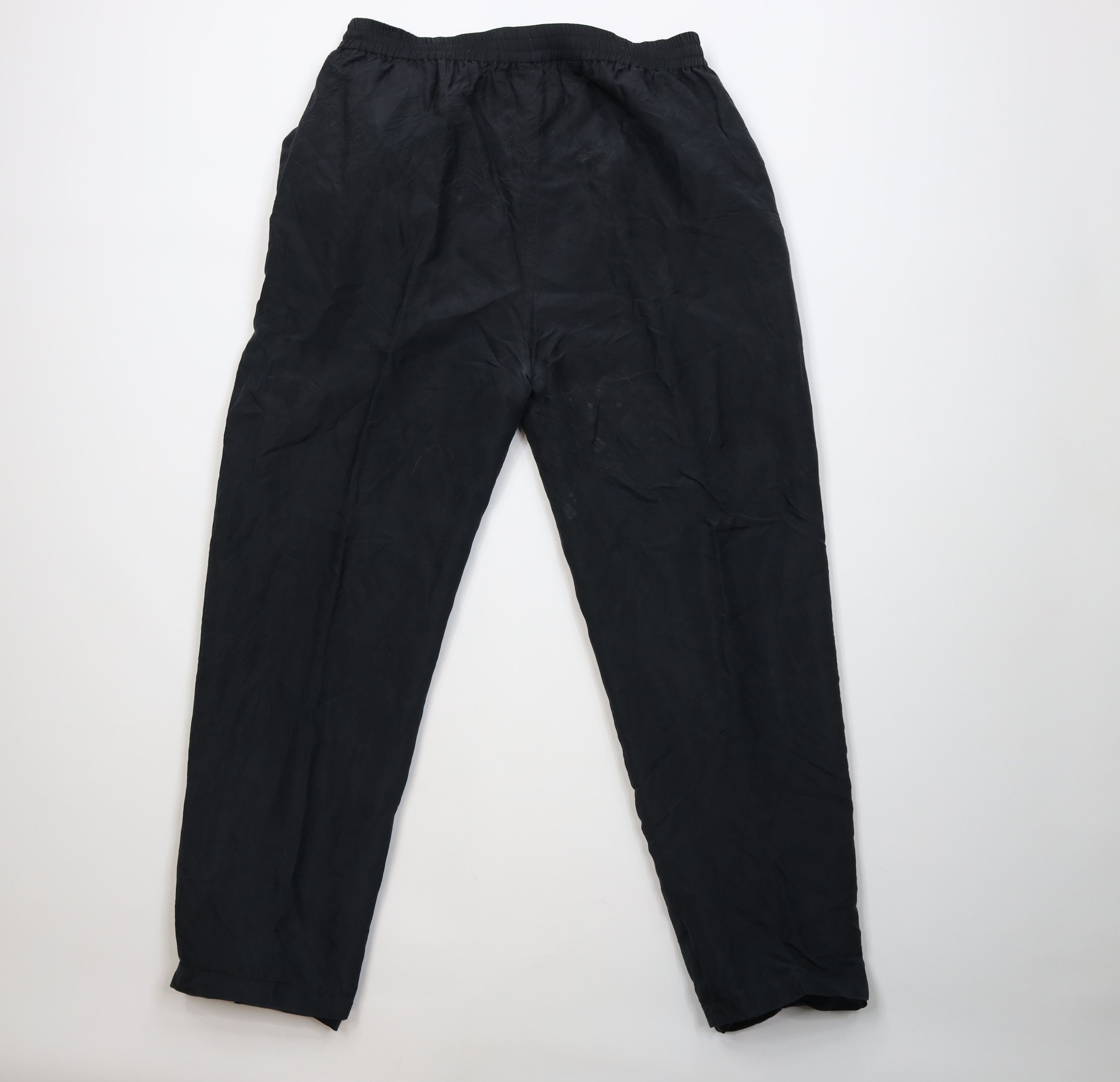 Vintage AS IS Vintage 90s Streetwear Lightweight Silk Pants Black Size 32" / US 10 / IT 46 - 11 Thumbnail