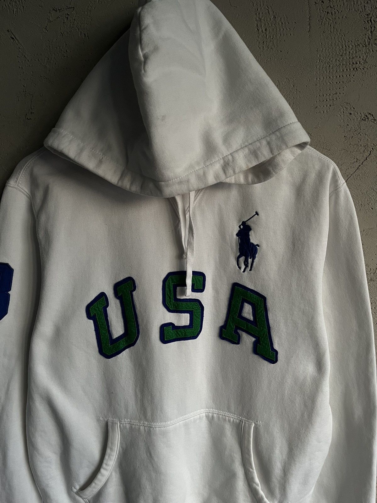 Polo Ralph Lauren Vintage Polo Ralph Lauren USA Chief Keef Logo 90s Hoodie Size US M / EU 48-50 / 2 - 3 Thumbnail