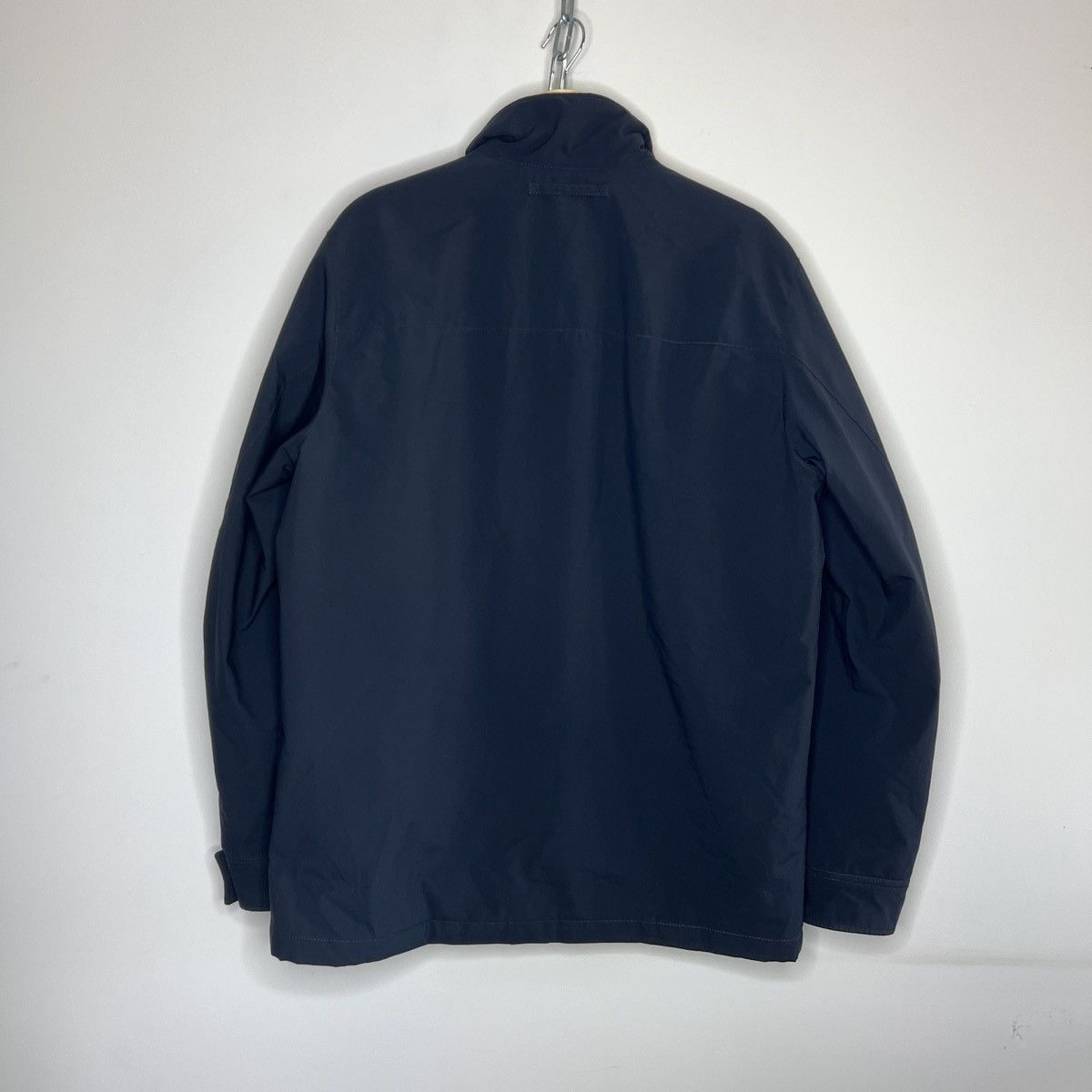 Prada Prada Nylon Jacket Wind Stopper Goretex Navy Red Logo Sleeve Size US L / EU 52-54 / 3 - 7 Thumbnail