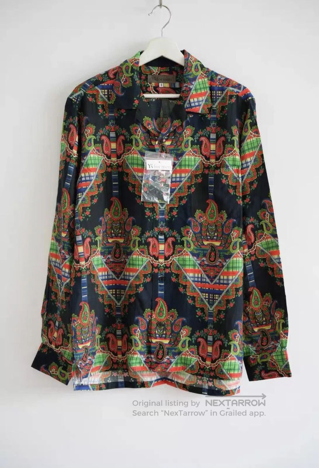 Yohji Yamamoto Red Long Sleeve Button. Size US L / EU 52-54 / 3 - 1 Thumbnail